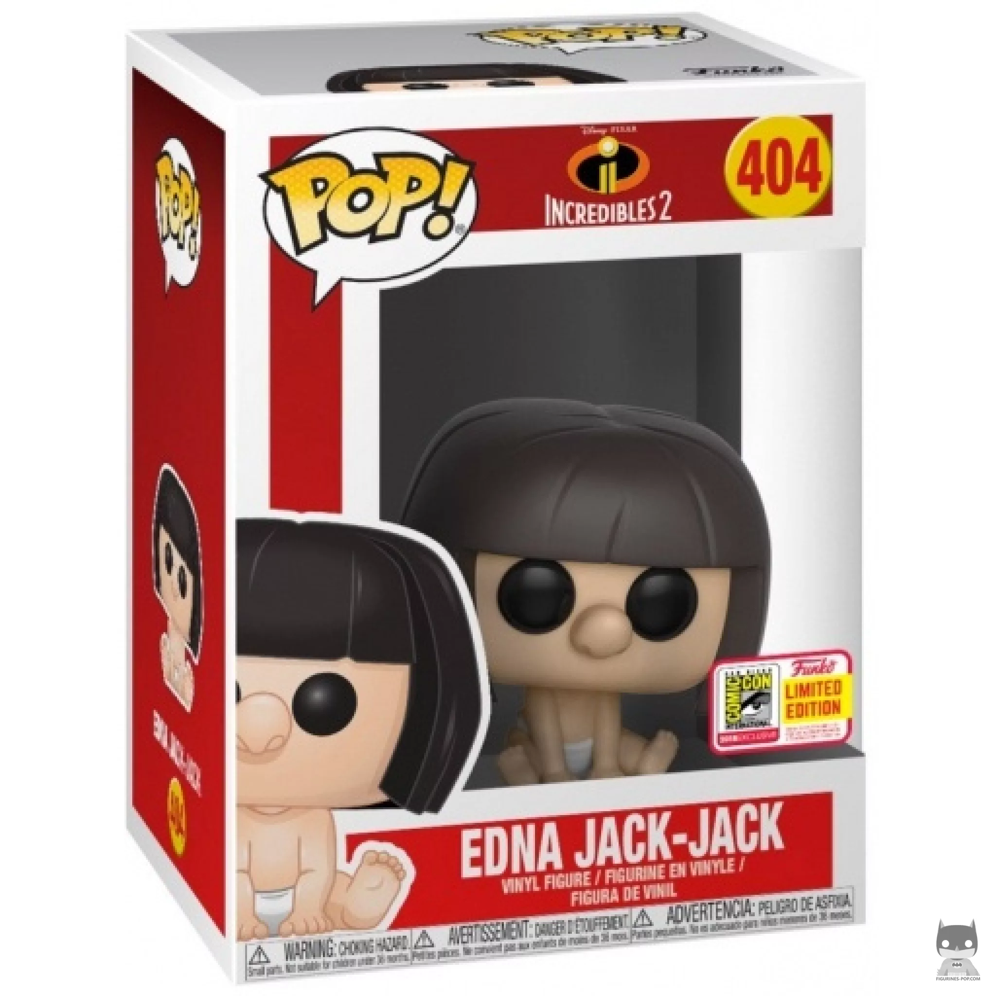 Jack-Jack (with Edna Mode Head) Funko Pop! figure in its box