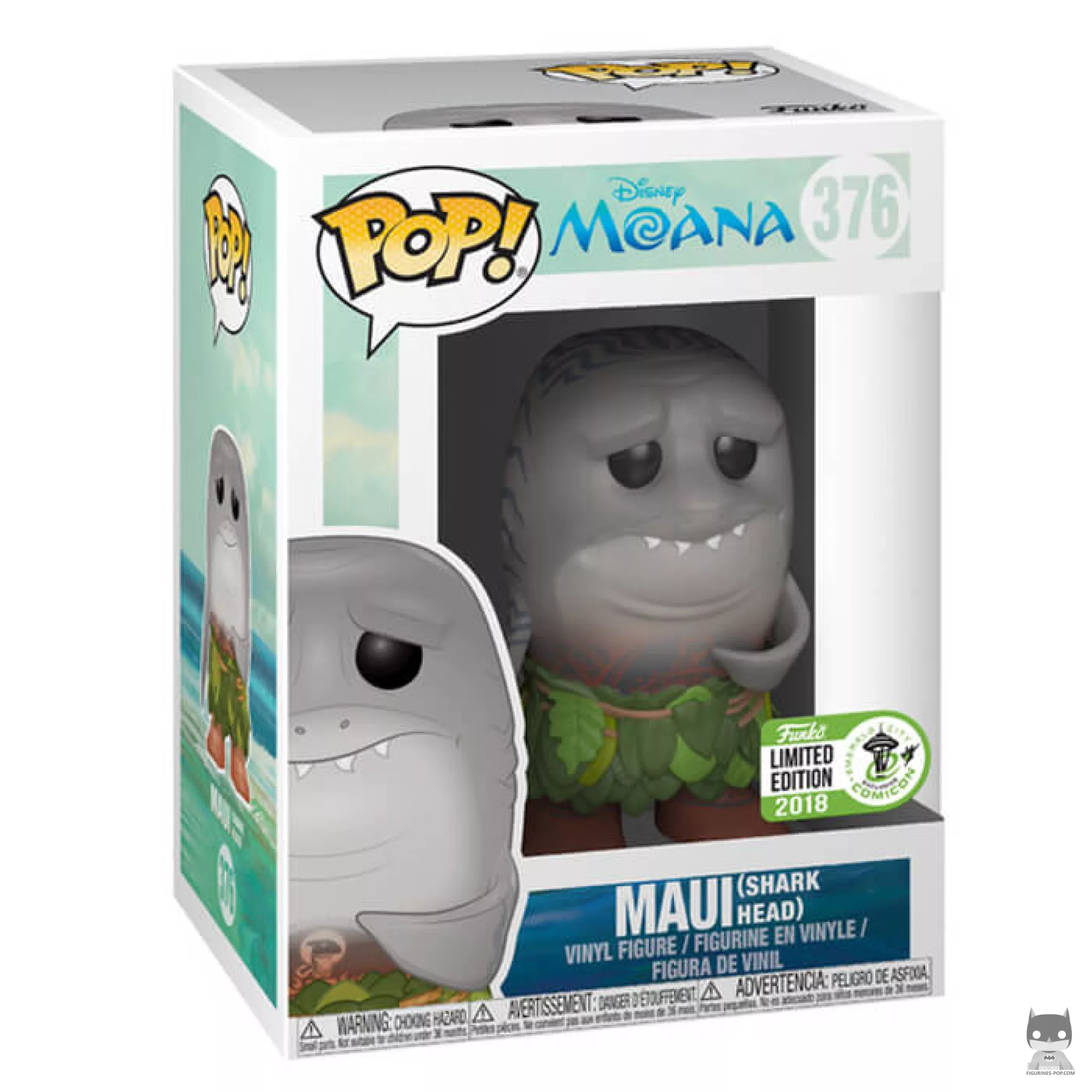 Maui Shark Funko Pop! figure in its box