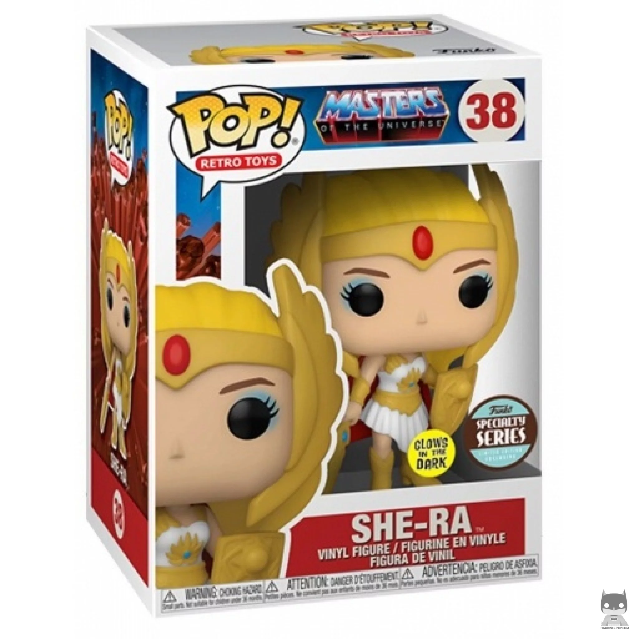 She-Ra (Glow in the Dark) Funko Pop! figure in its box