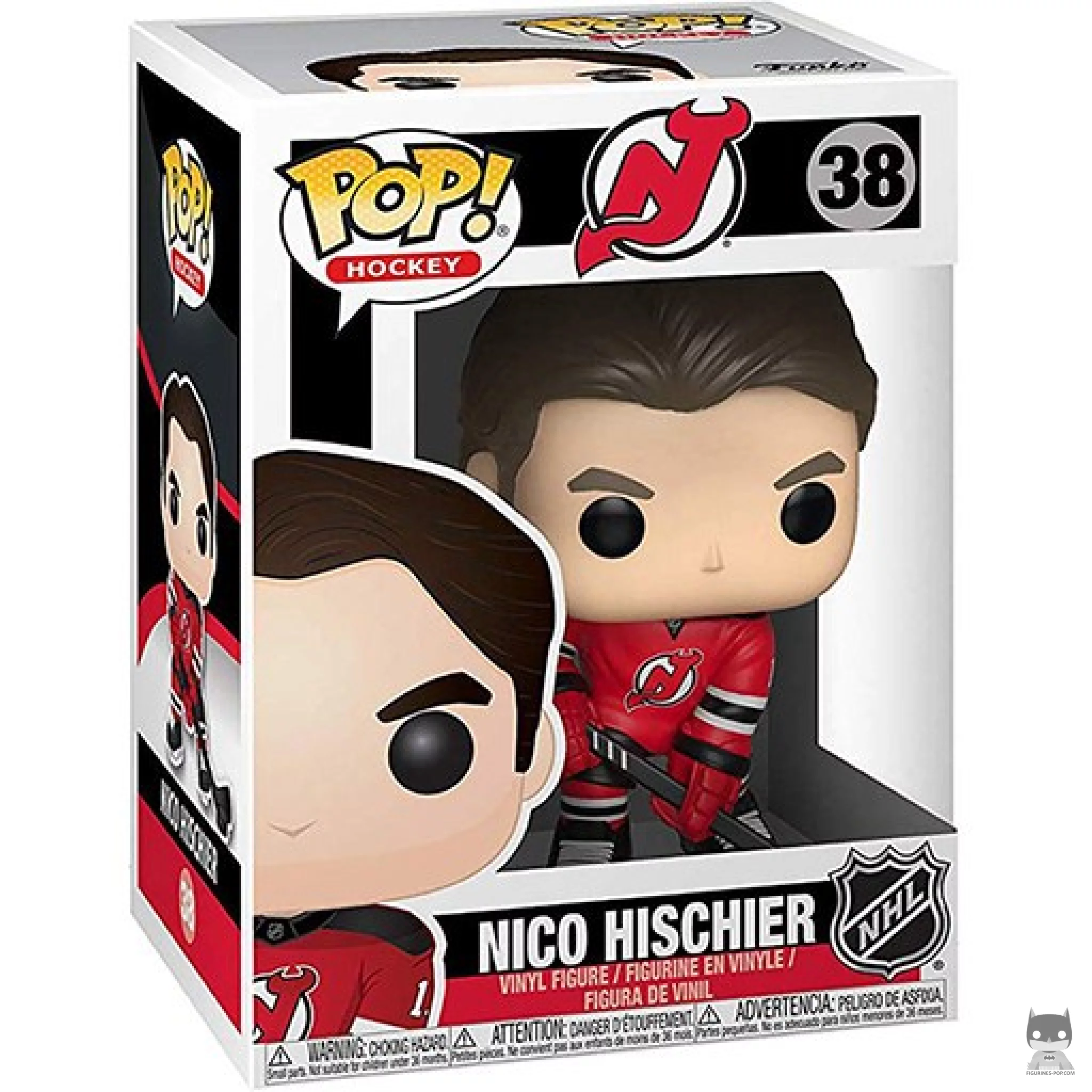 Nico Hischier Funko Pop! figure in its box