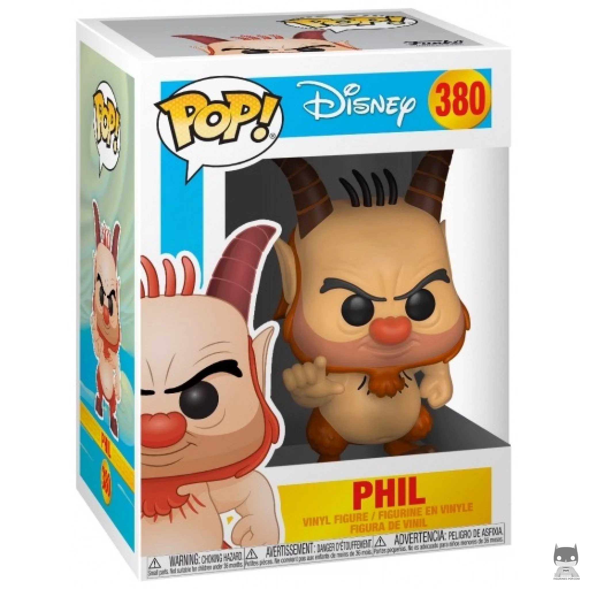 Phil Funko Pop! figure in its box