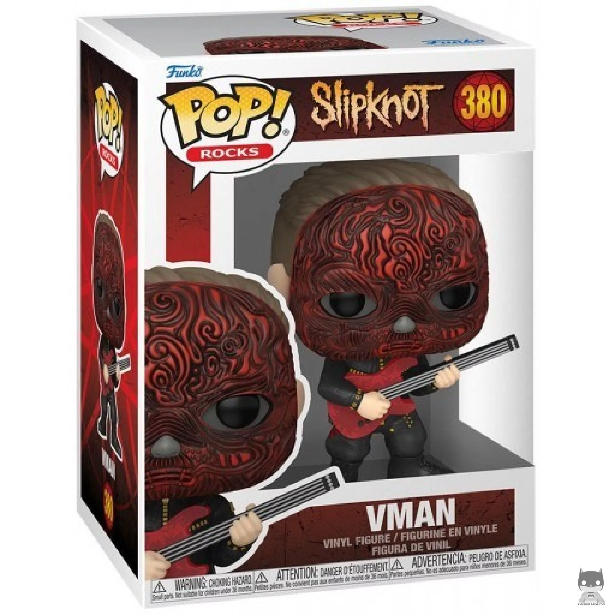 Vman Funko Pop! figure in its box