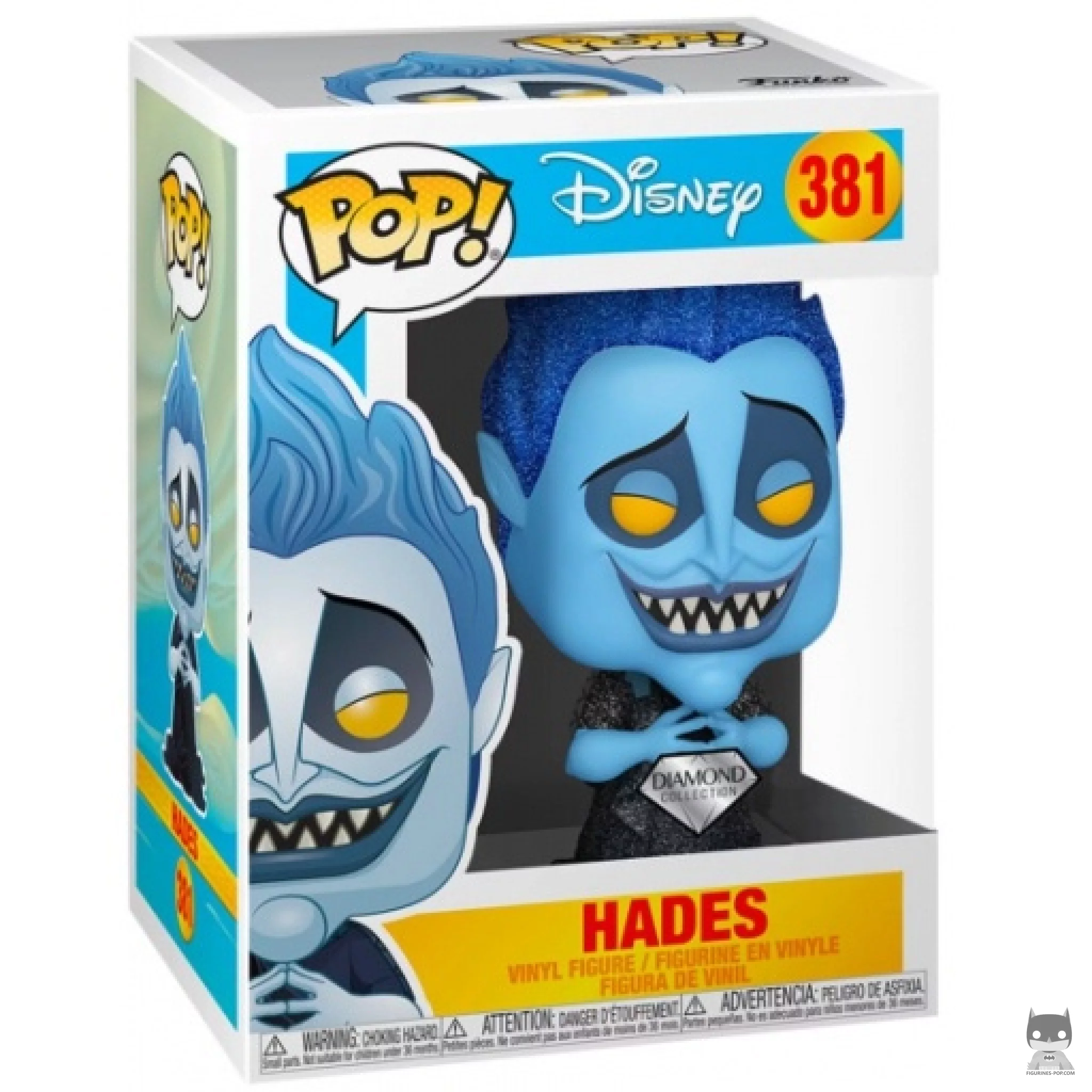 Hades (Diamond Glitter) Funko Pop! figure in its box