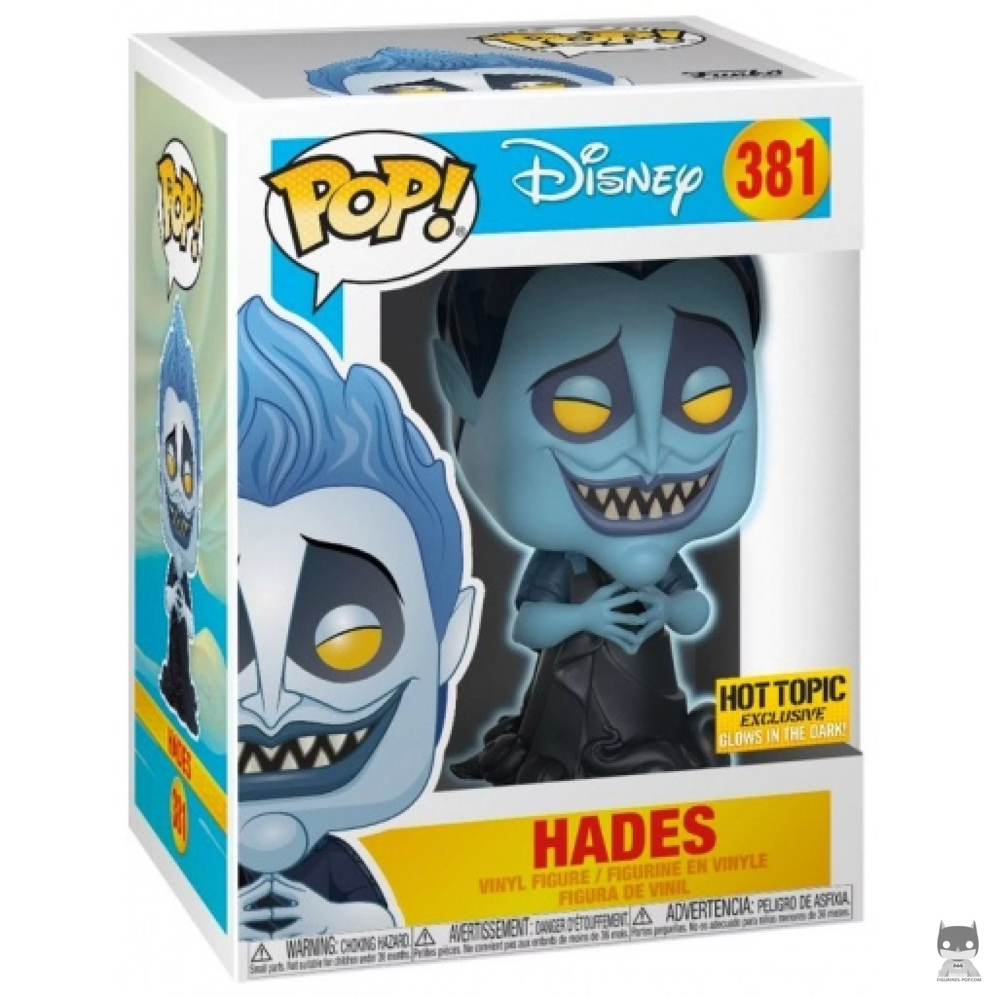 Hades (Glow) Funko Pop! figure in its box