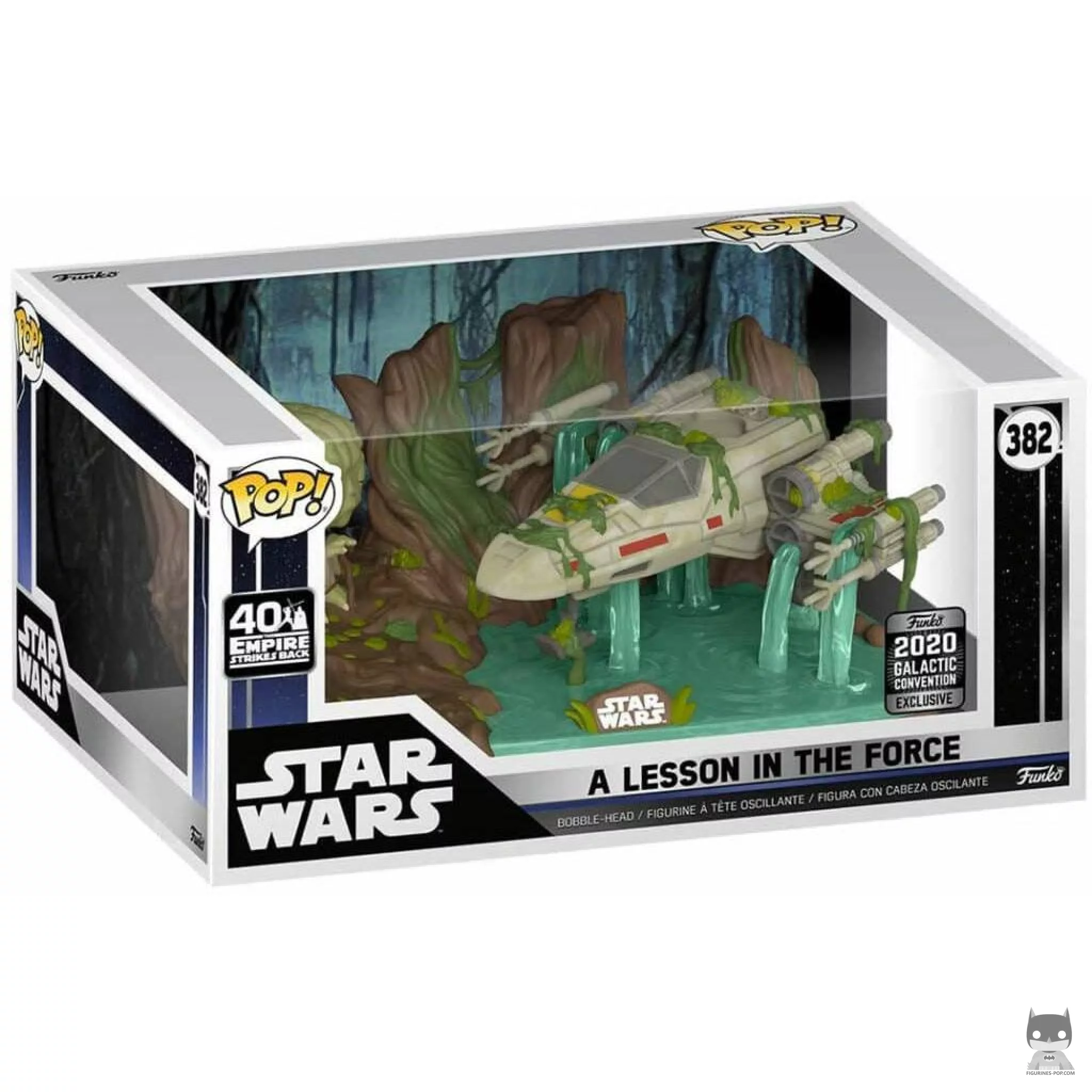 A Lesson in the Force Funko Pop! figure in its box
