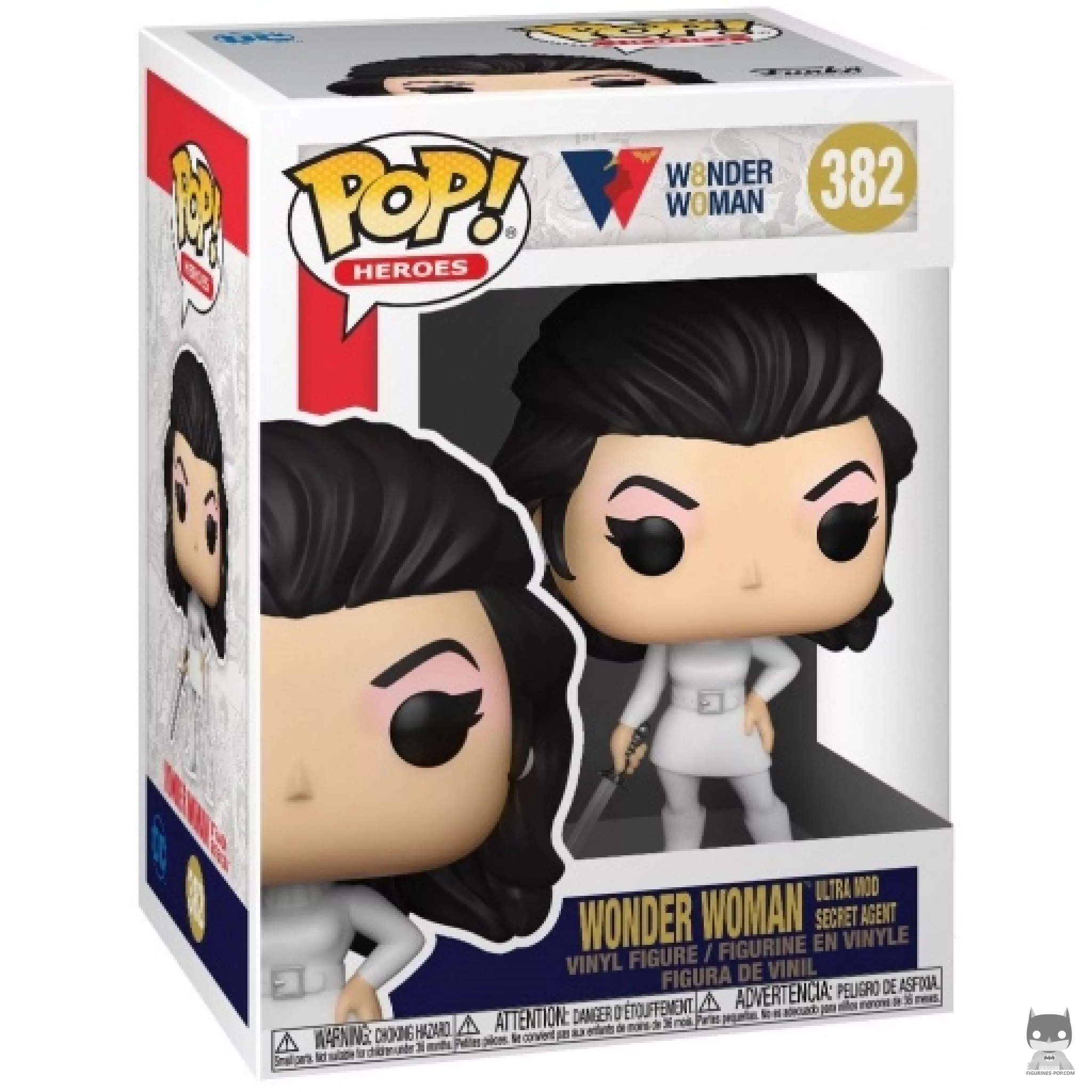 Wonder Woman Ultra Mod Secret Agent Funko Pop! figure in its box