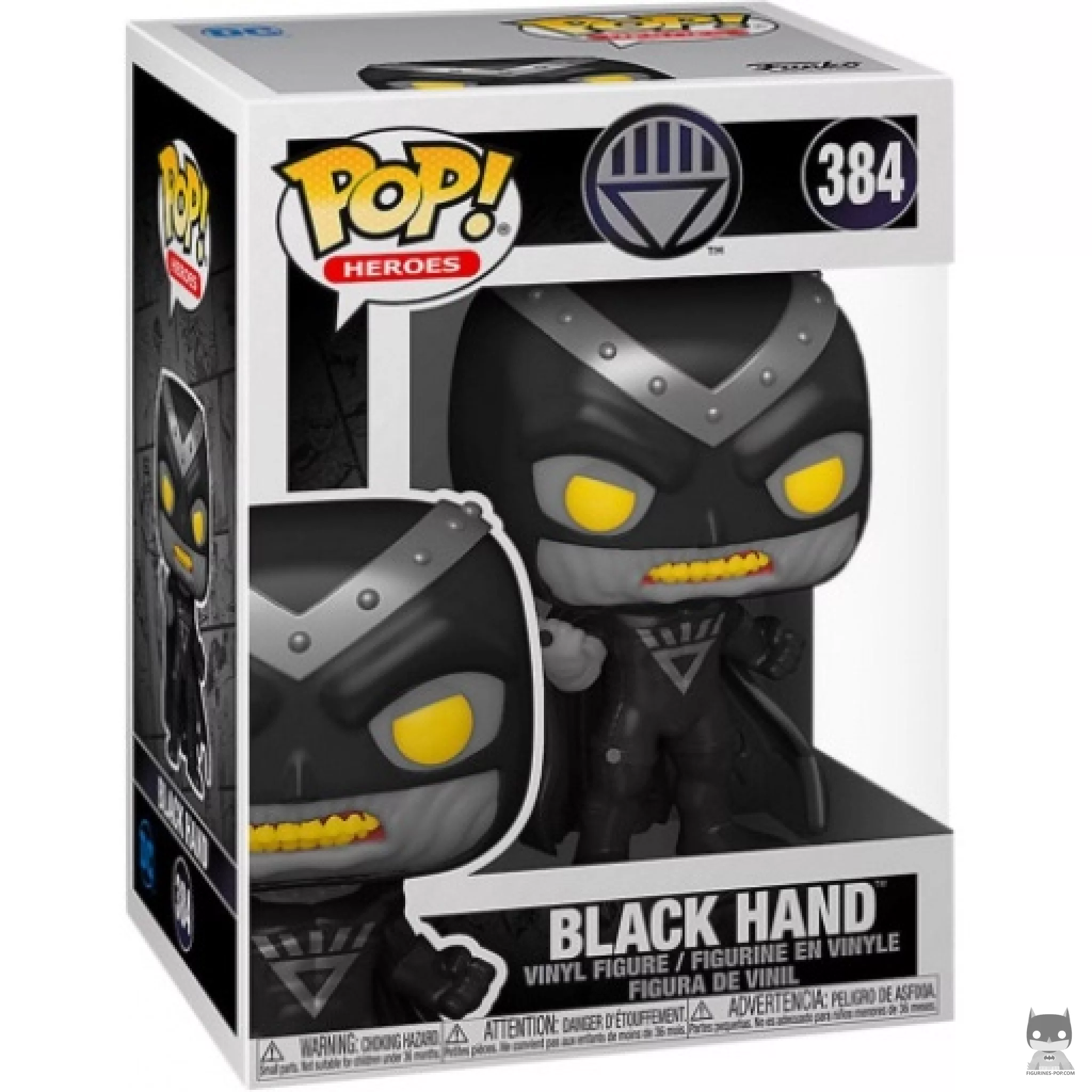 Black Hand Funko Pop! figure in its box