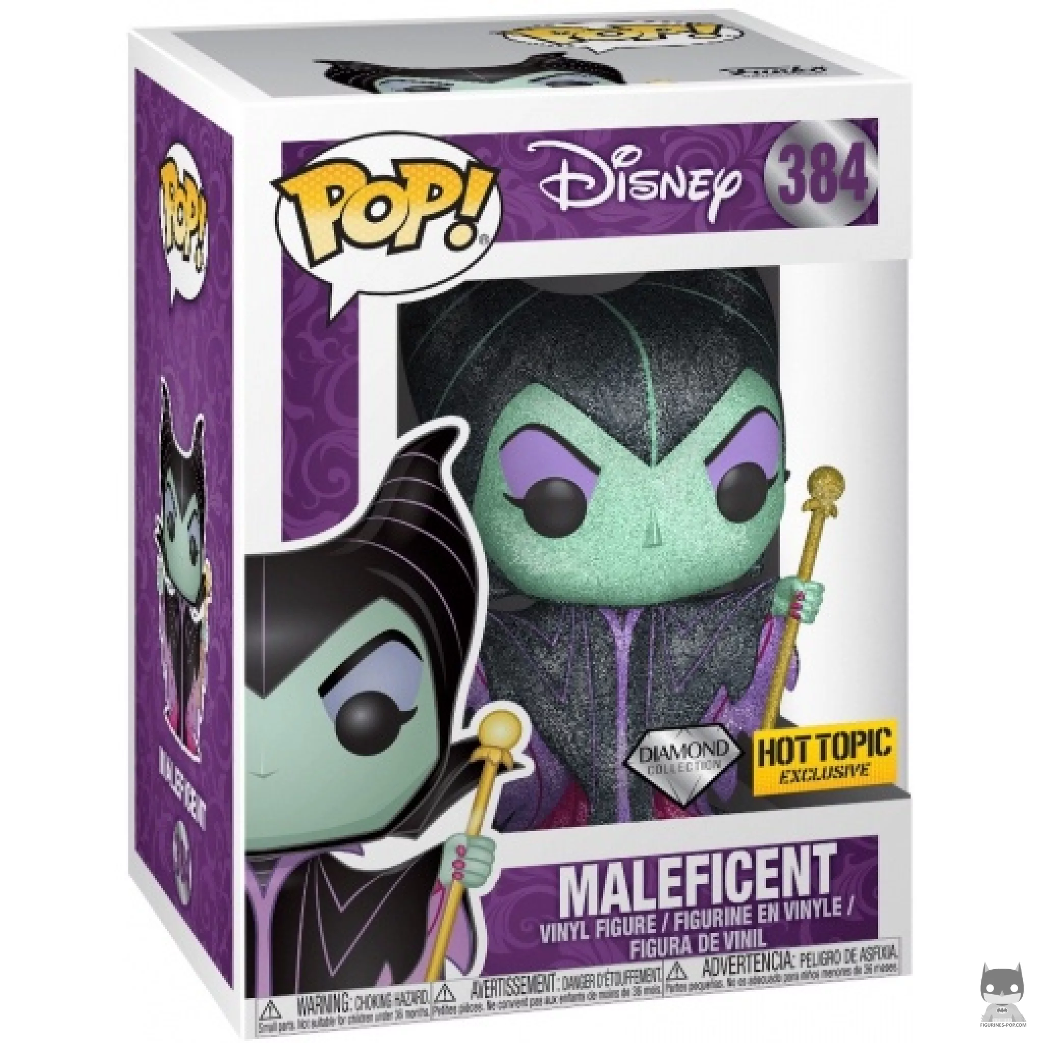 Maleficent - (Diamond Glitter) Funko Pop! figure in its box