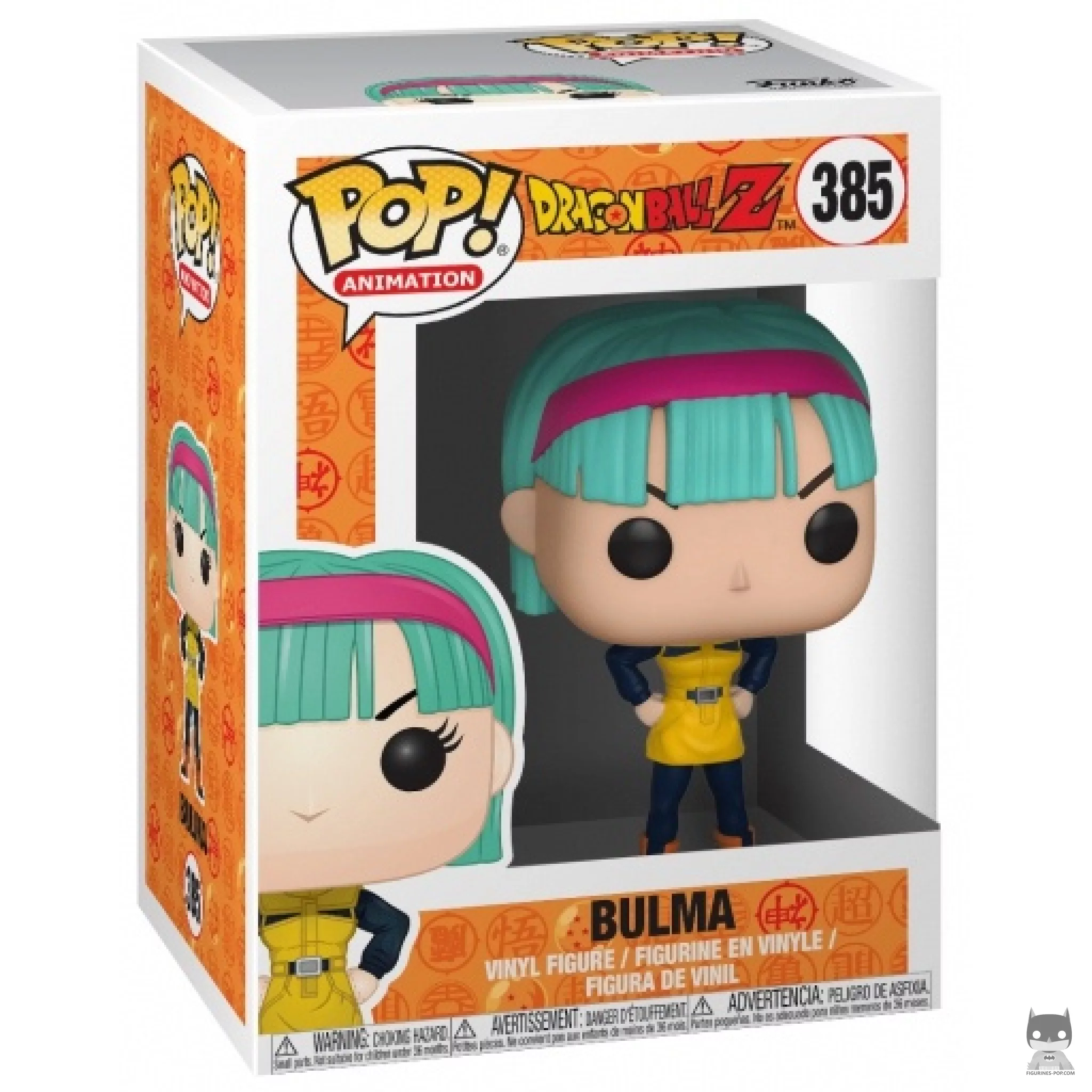 Bulma in Yellow Dress Funko Pop! figure in its box