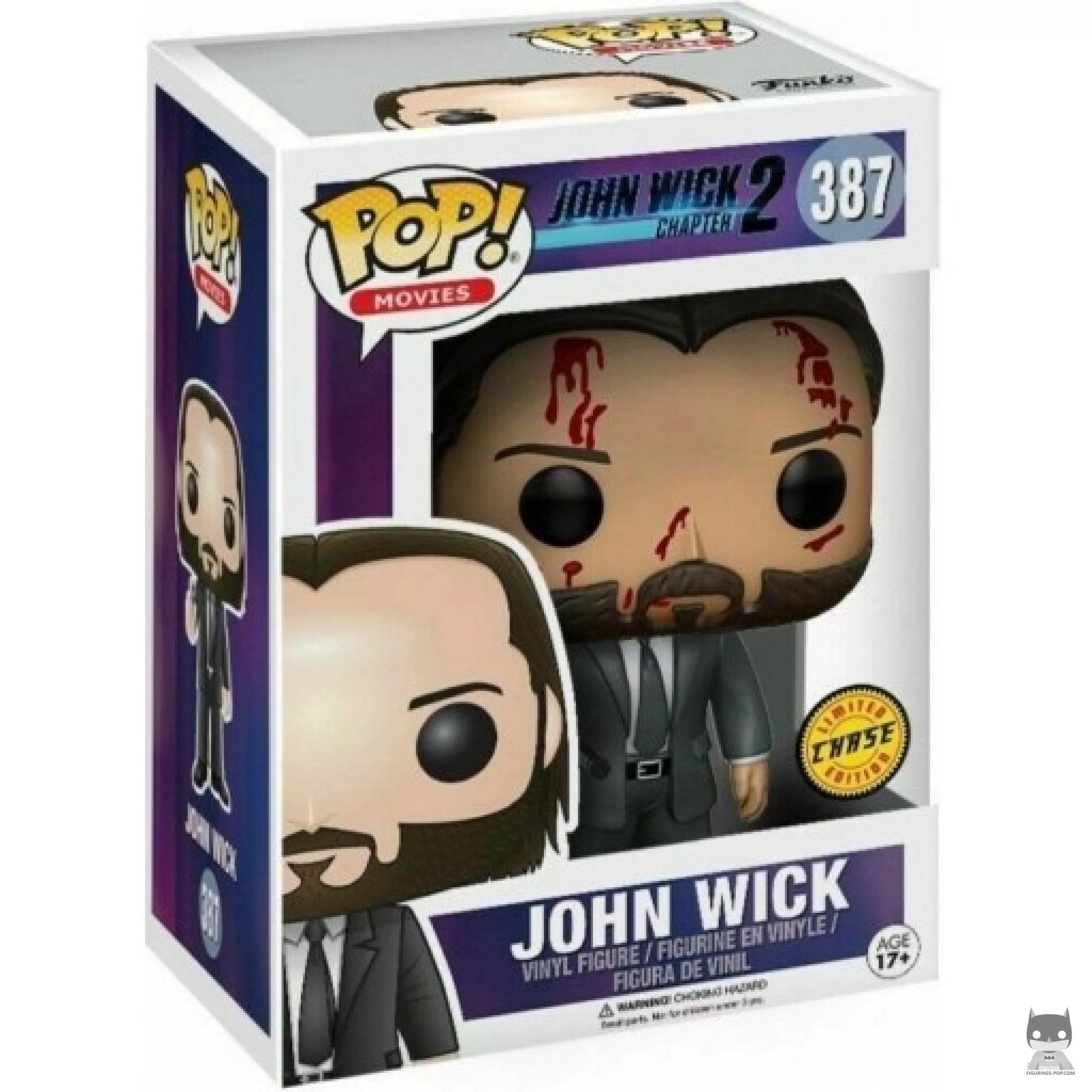 John Wick (Bloody) (Chase) Funko Pop! figure in its box