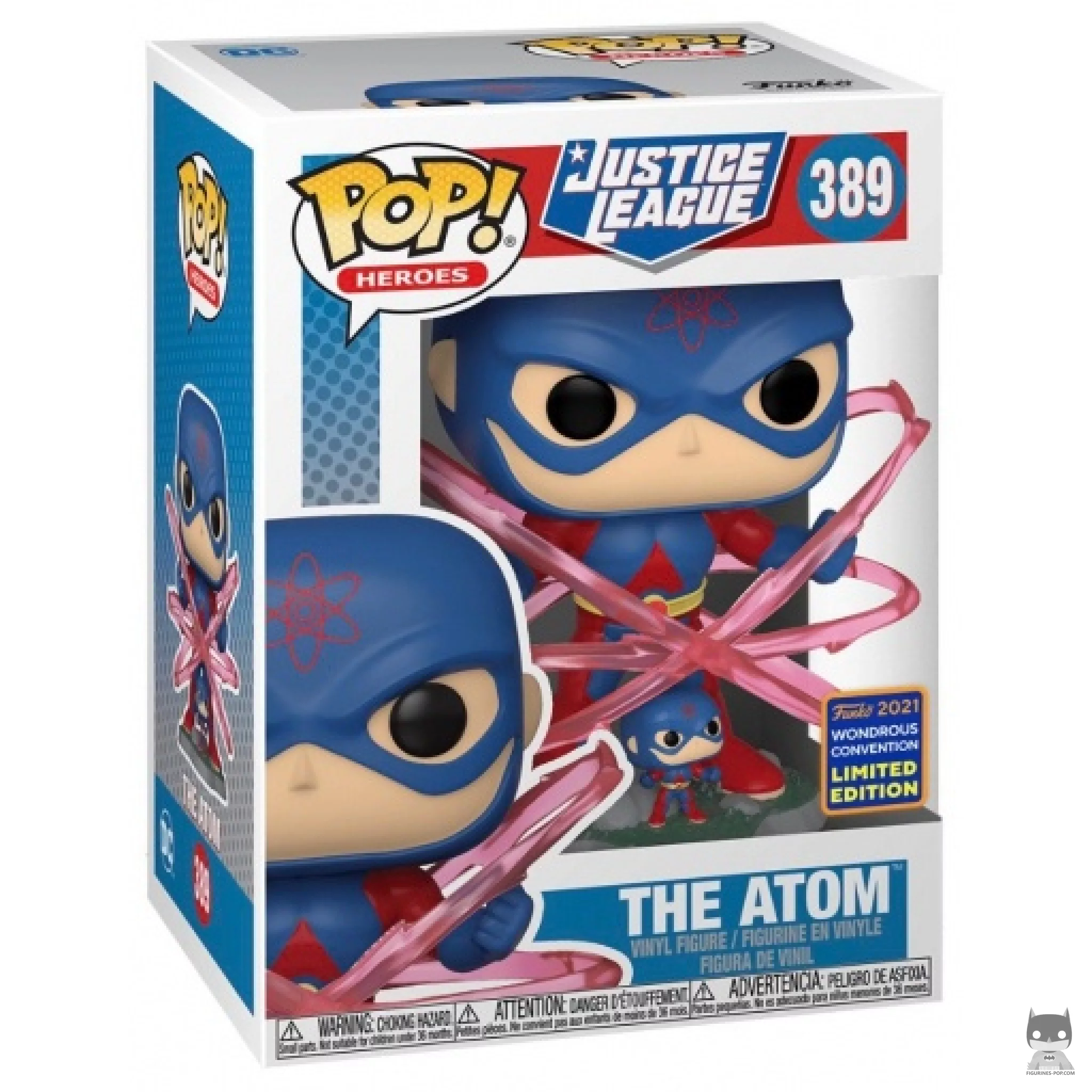 Atom Funko Pop! figure in its box
