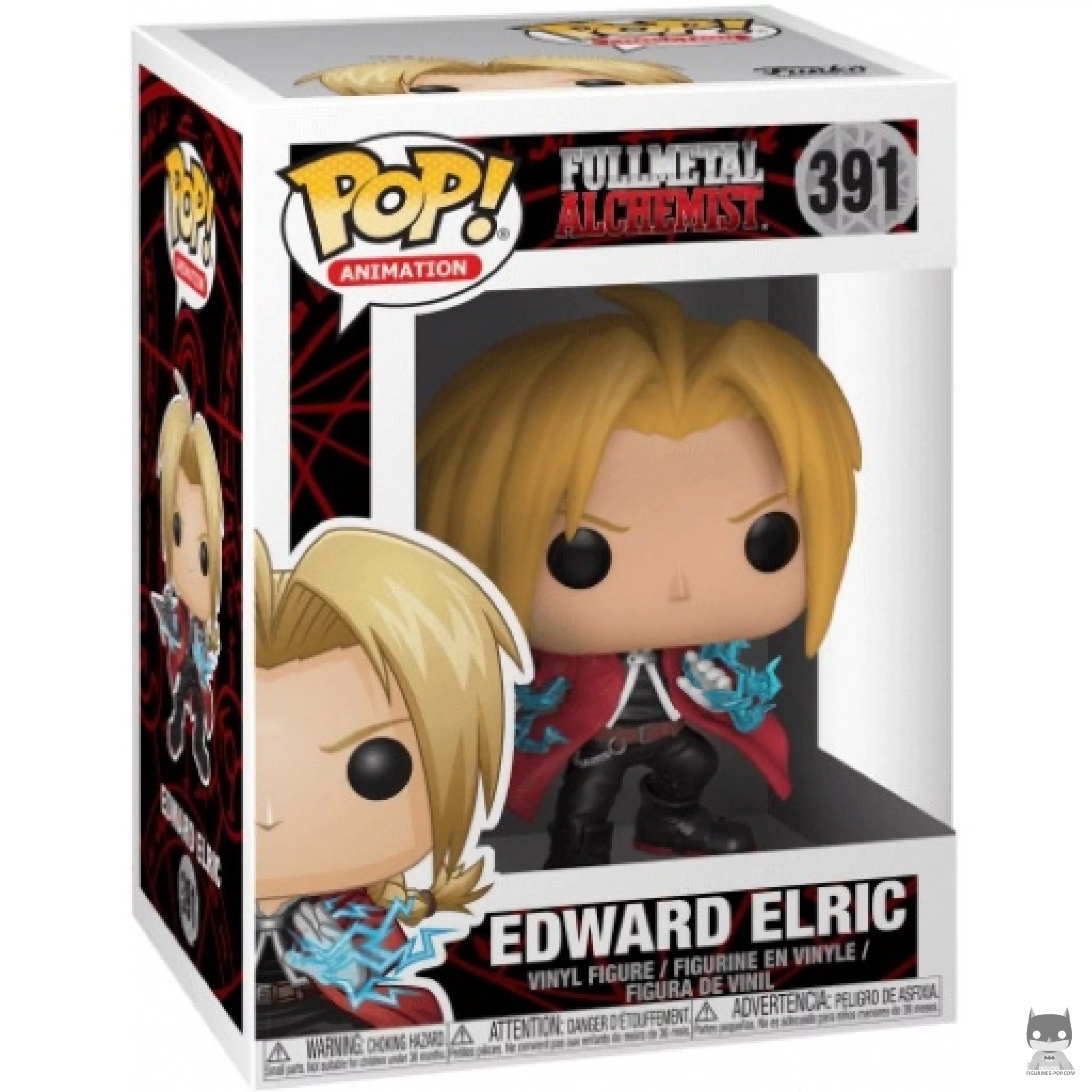 Edward Elric Funko Pop! figure in its box