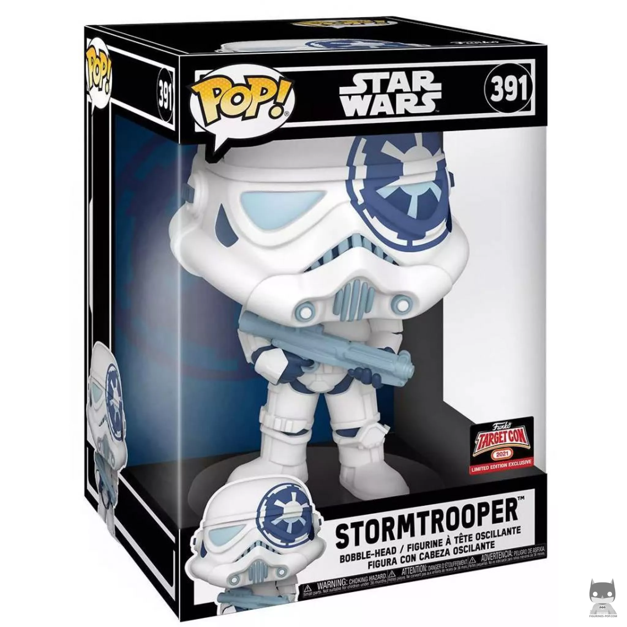 Stormtrooper (Supersized) Funko Pop! figure in its box