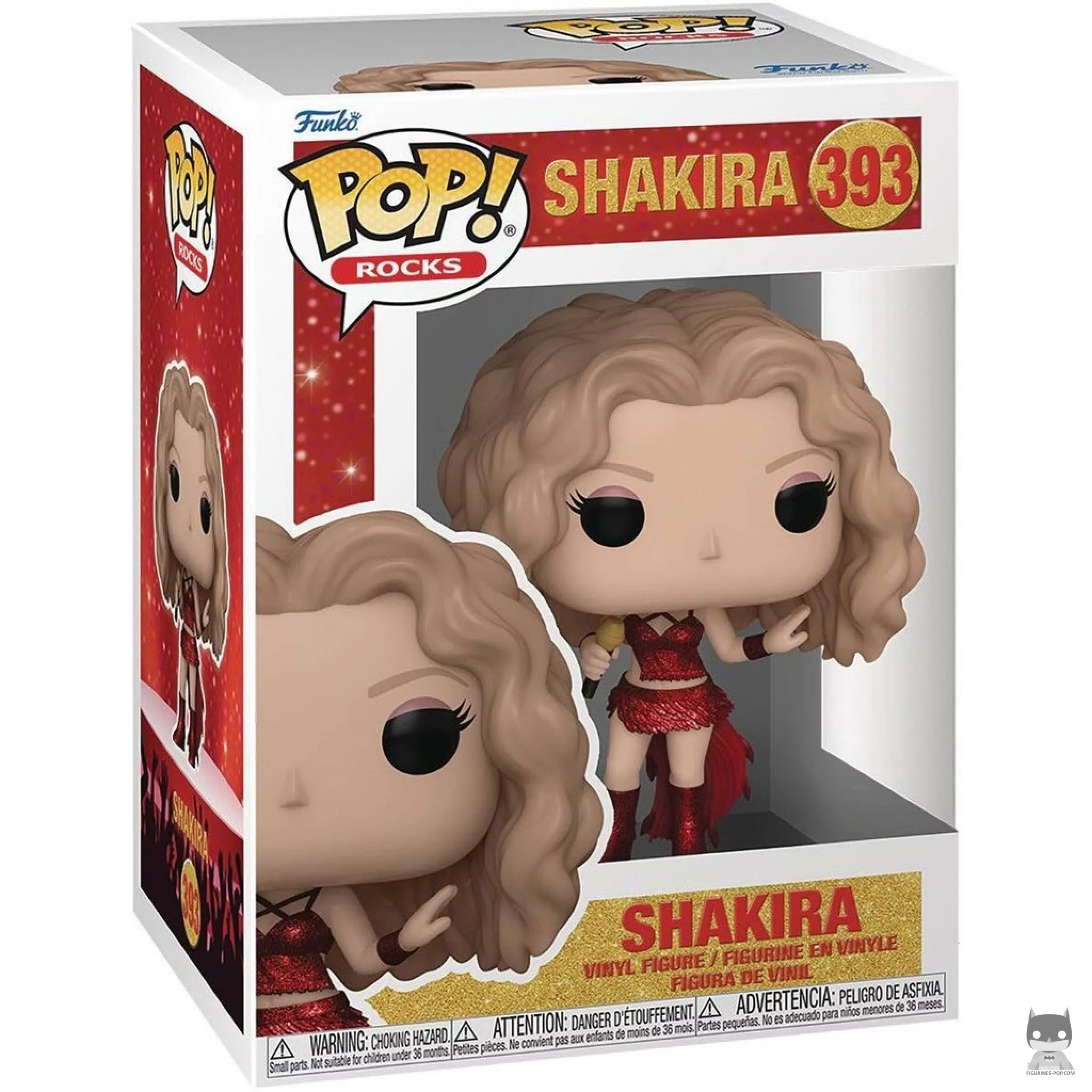 Shakira (Super Bowl LIV) (Glitter) Funko Pop! figure in its box