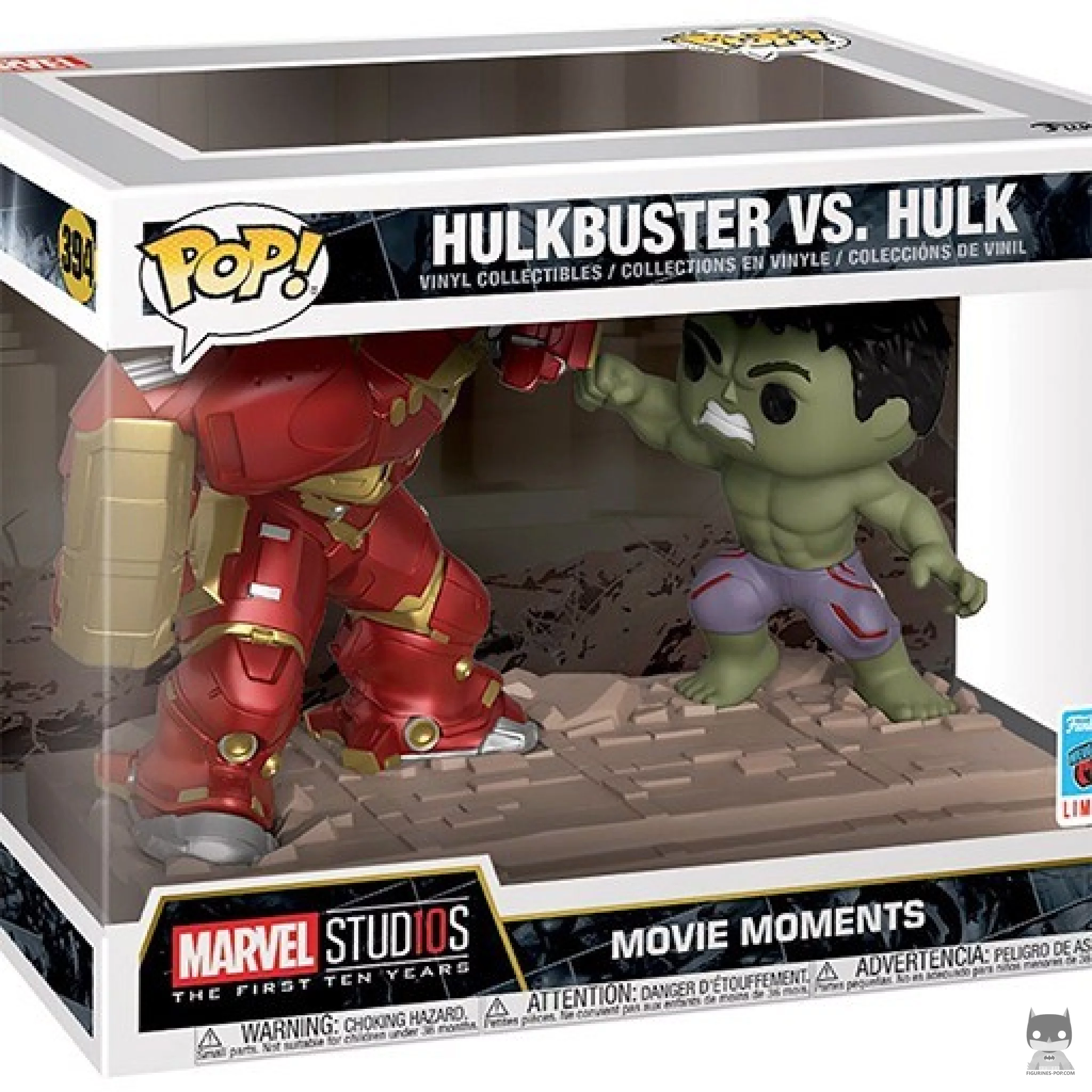 Hulkbuster vs Hulk Funko Pop! figure in its box