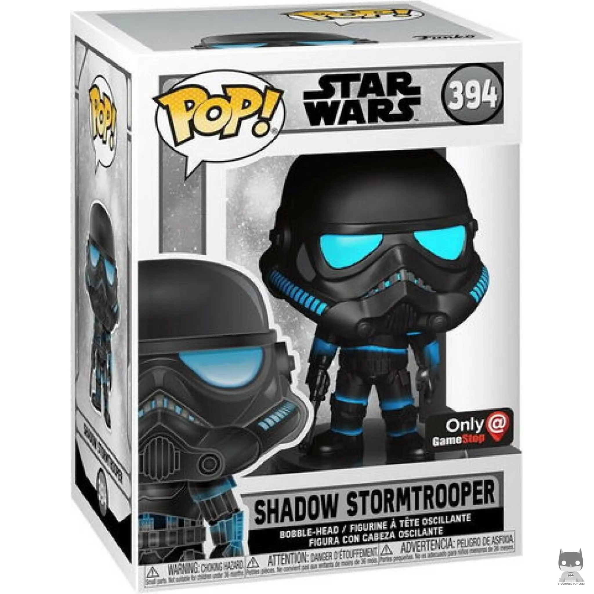 Shadow StormTrooper Funko Pop! figure in its box