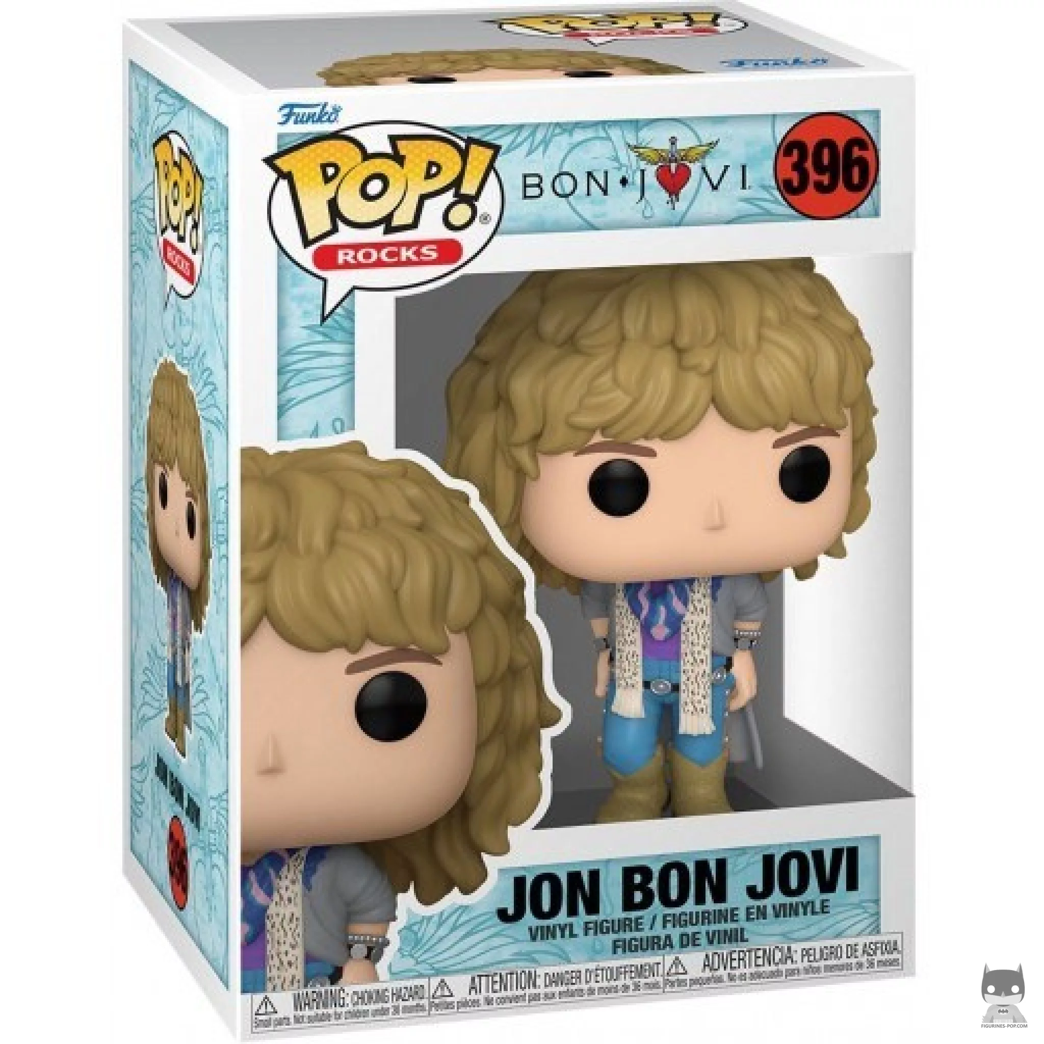 Jon Bon Jovi Funko Pop! figure in its box