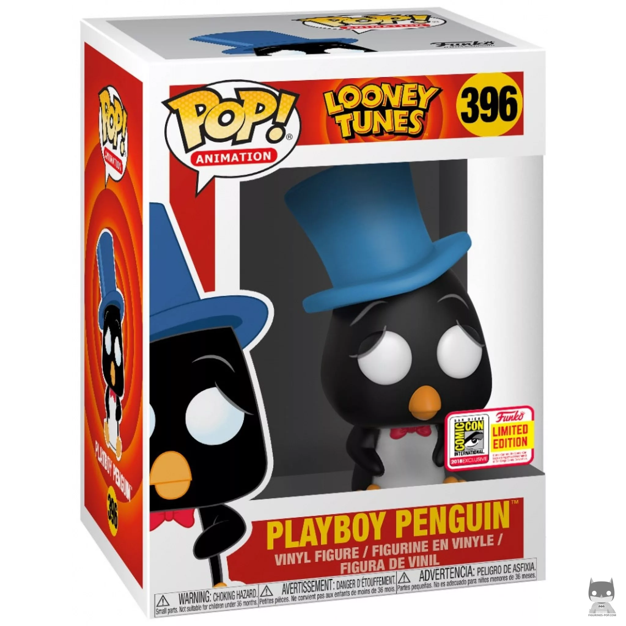 Playboy Penguin Funko Pop! figure in its box