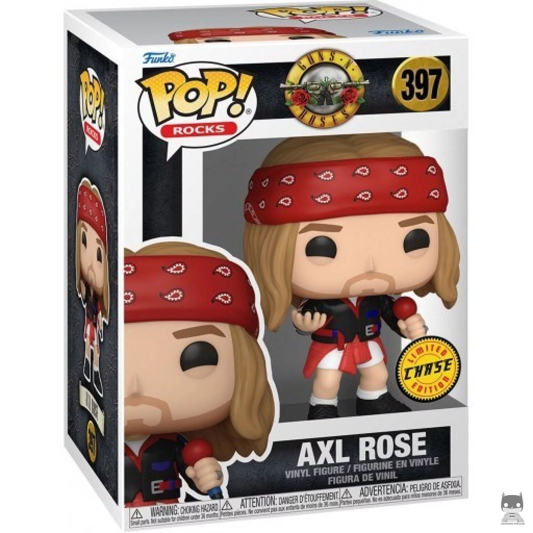 Axl Rose (Chase) Funko Pop! figure in its box