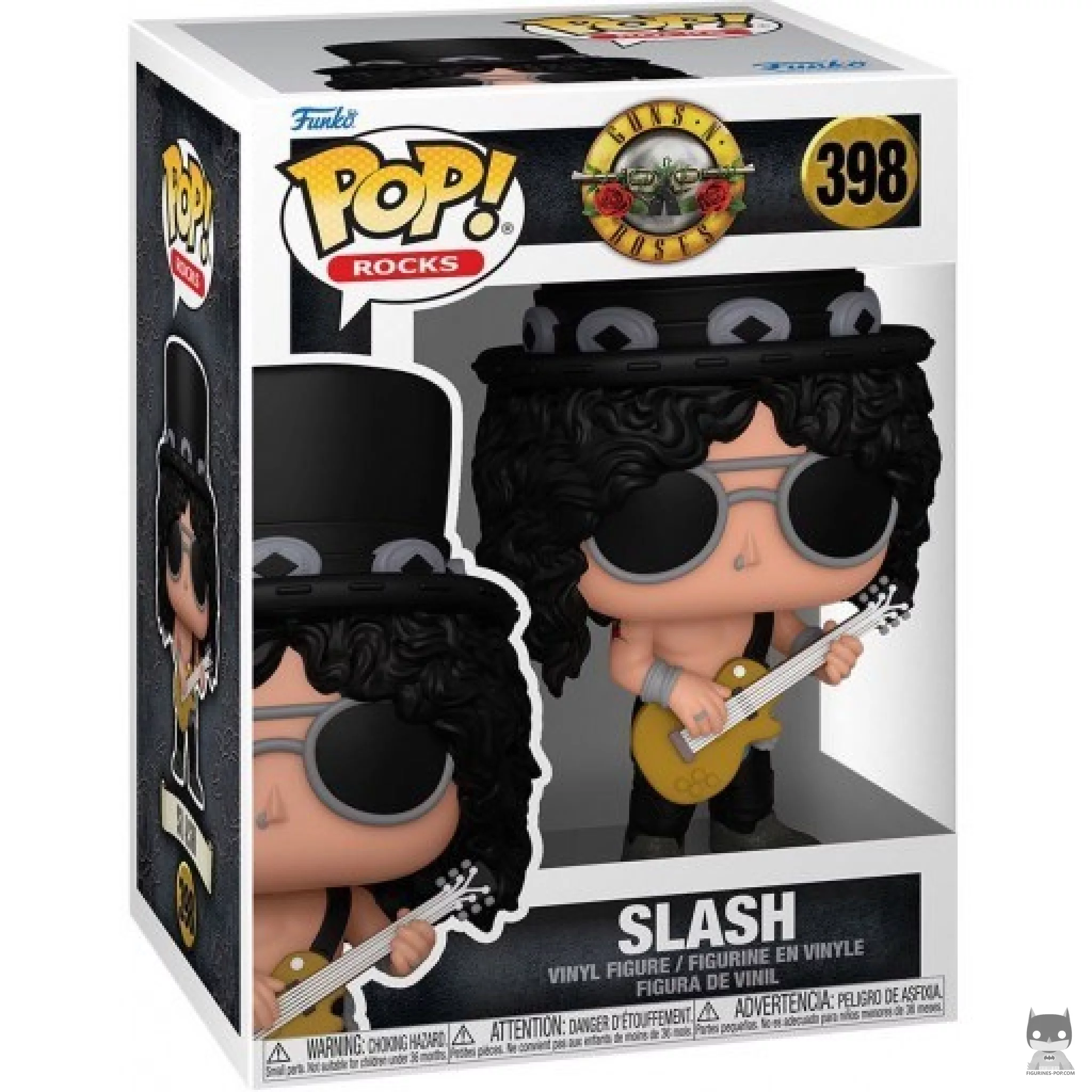 Slash Funko Pop! figure in its box