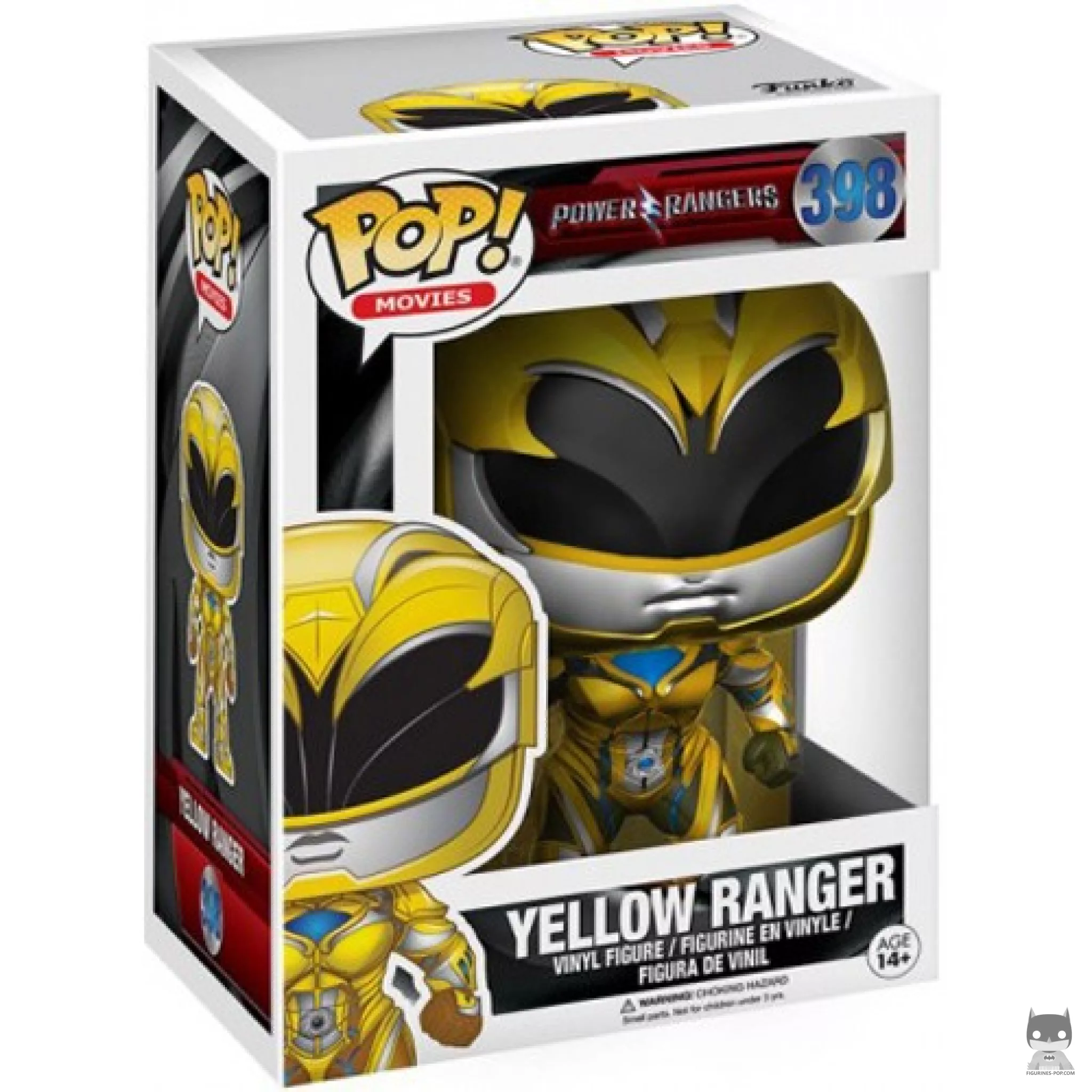 Yellow Ranger Funko Pop! figure in its box