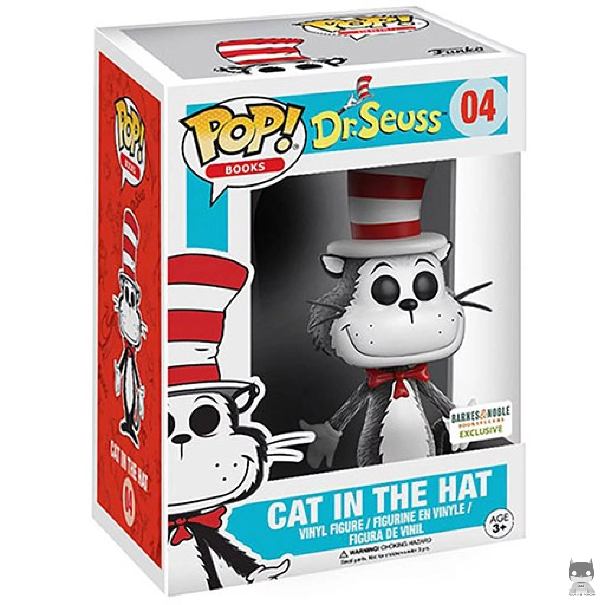 Cat in the Hat (Flocked) Funko Pop! figure in its box