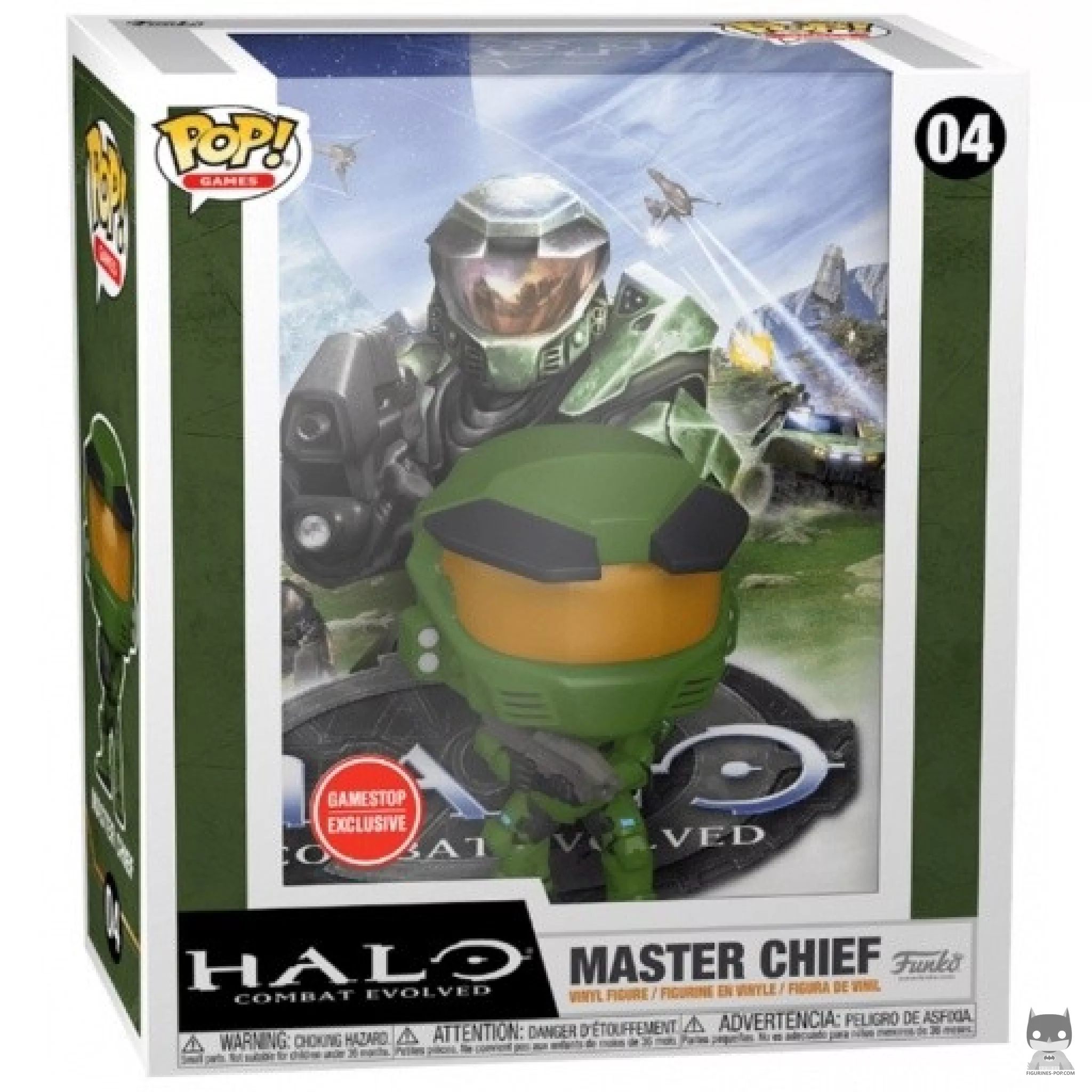 Master Chief Funko Pop! figure in its box