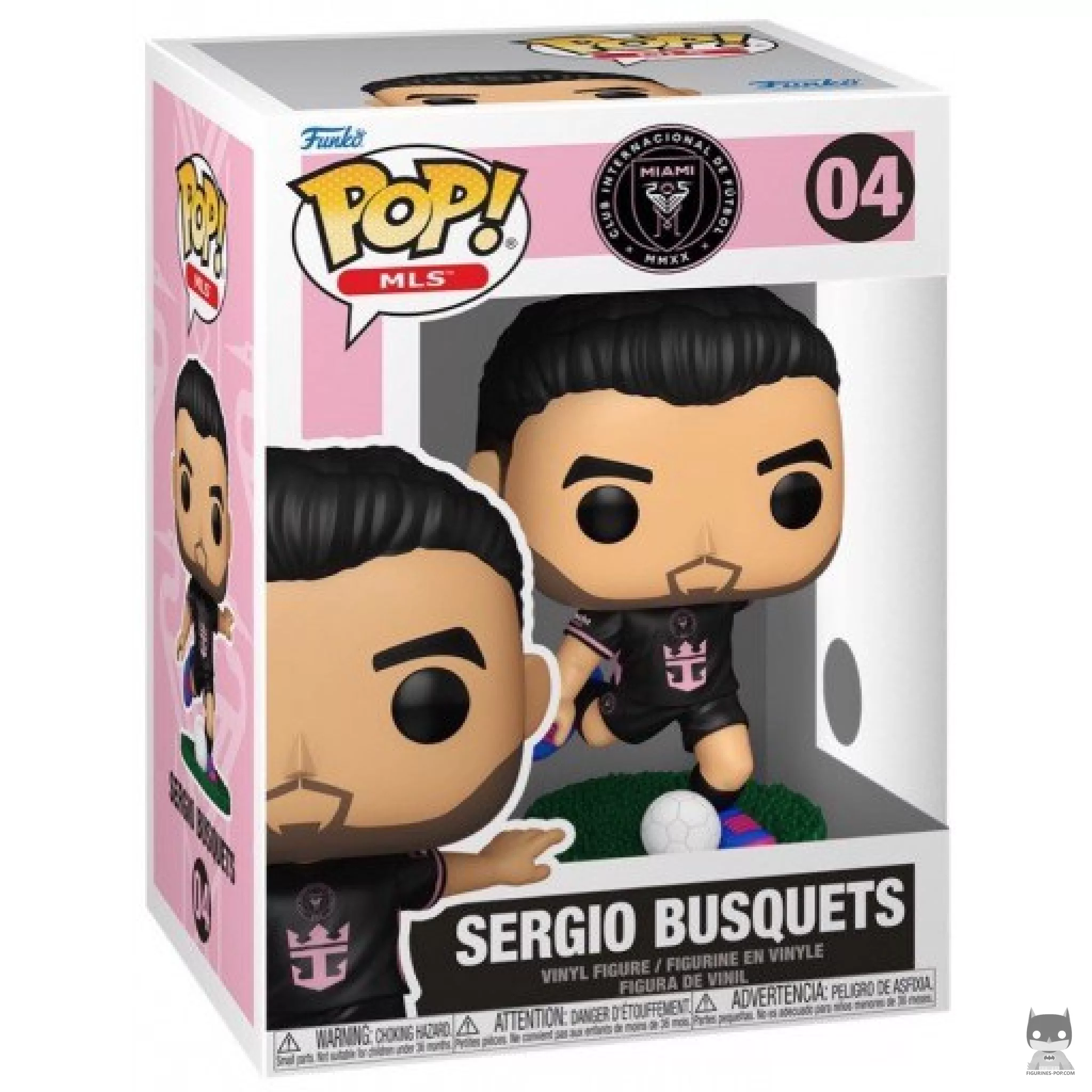 Sergio Busquets (Major League Soccer (USA Football League)) Funko Pop! figure in its box
