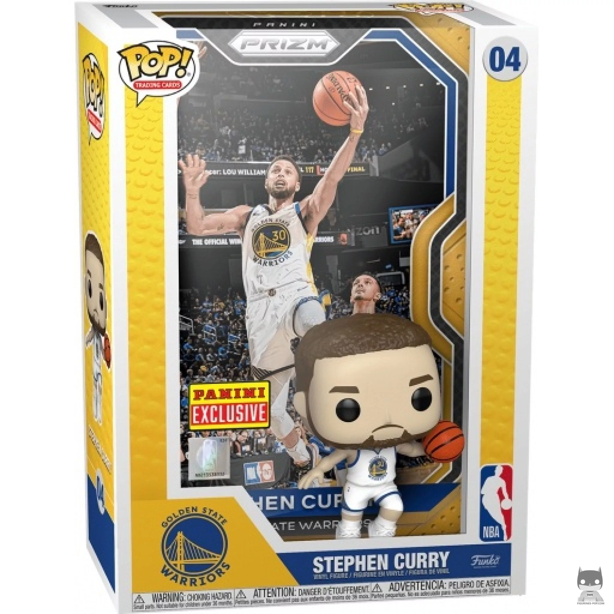 Stephen Curry (Gold) Funko Pop! figure in its box