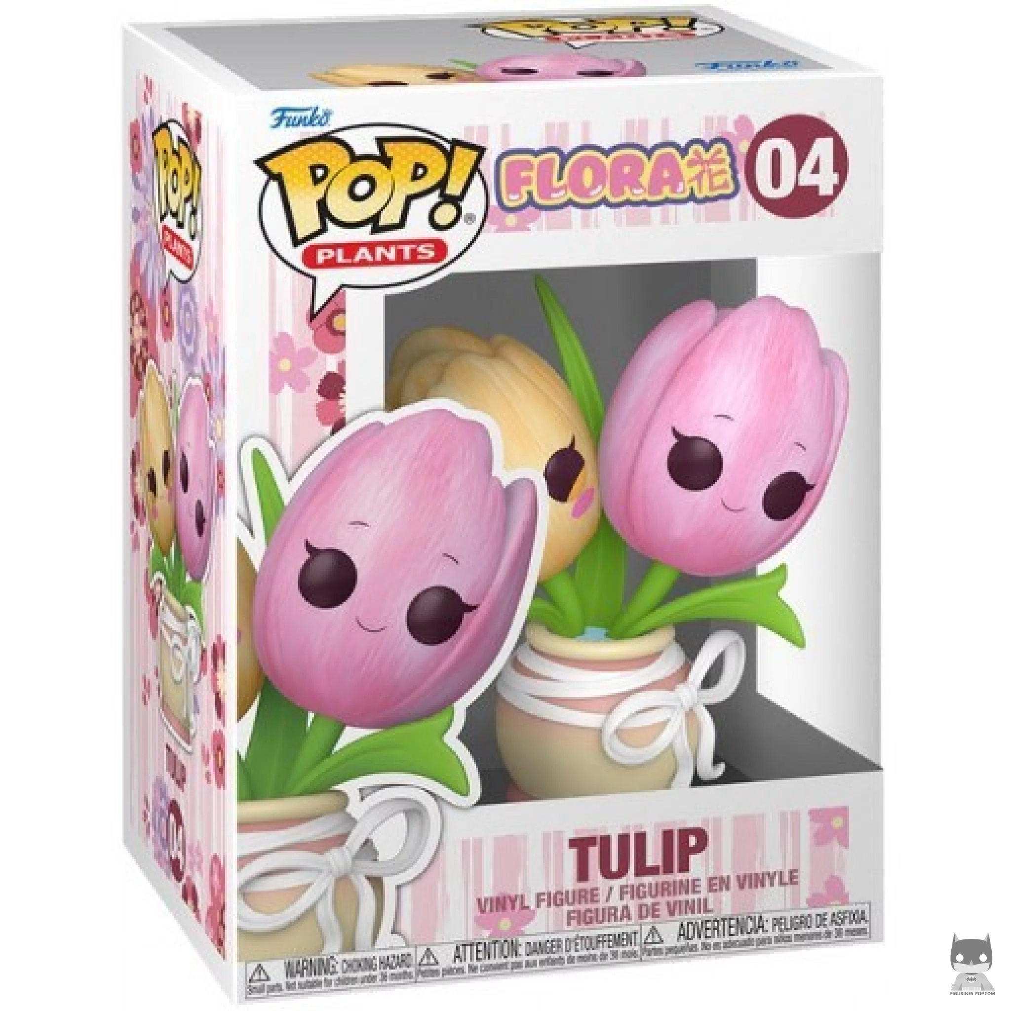 Tulip Funko Pop! figure in its box