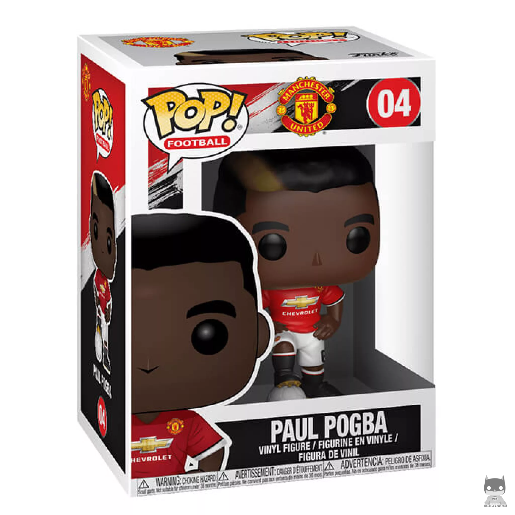 Paul Pogba (Manchester United) Funko Pop! figure in its box
