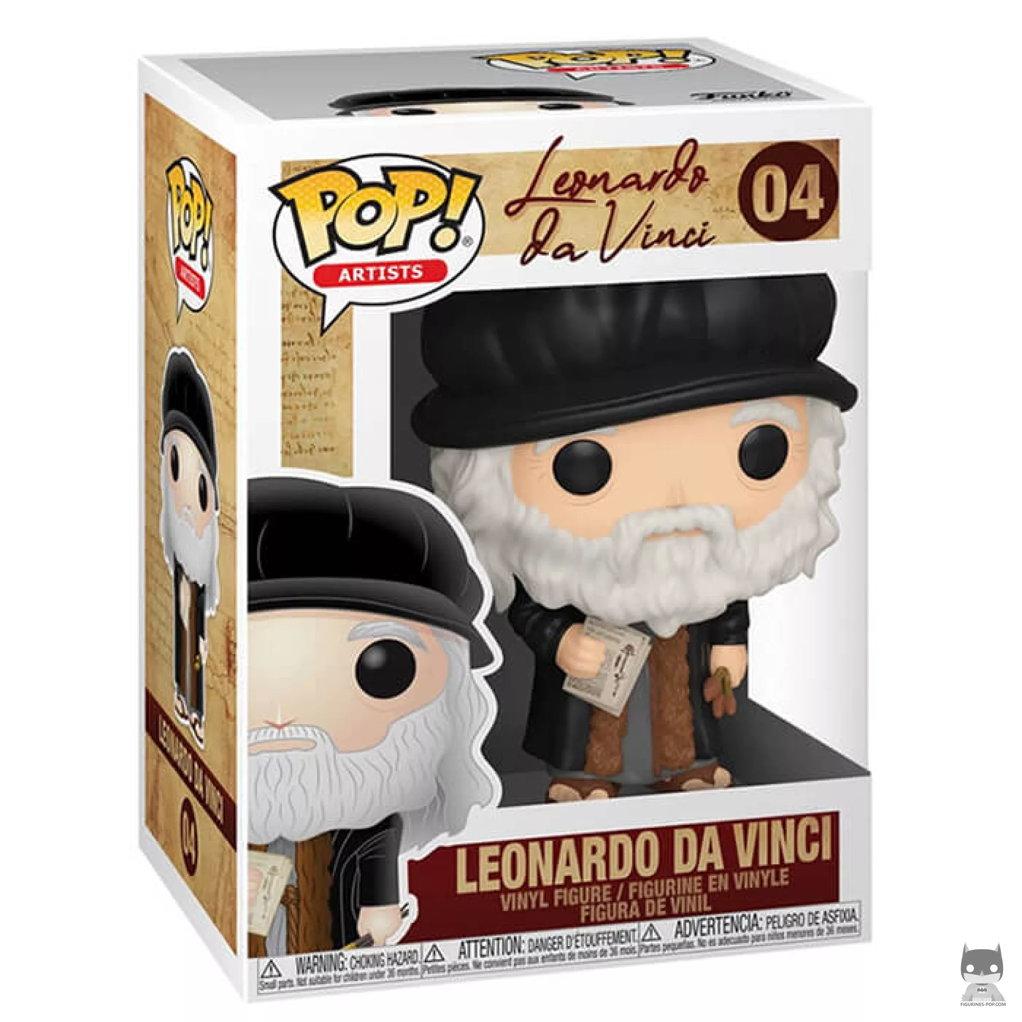 Leonardo DaVinci Funko Pop! figure in its box
