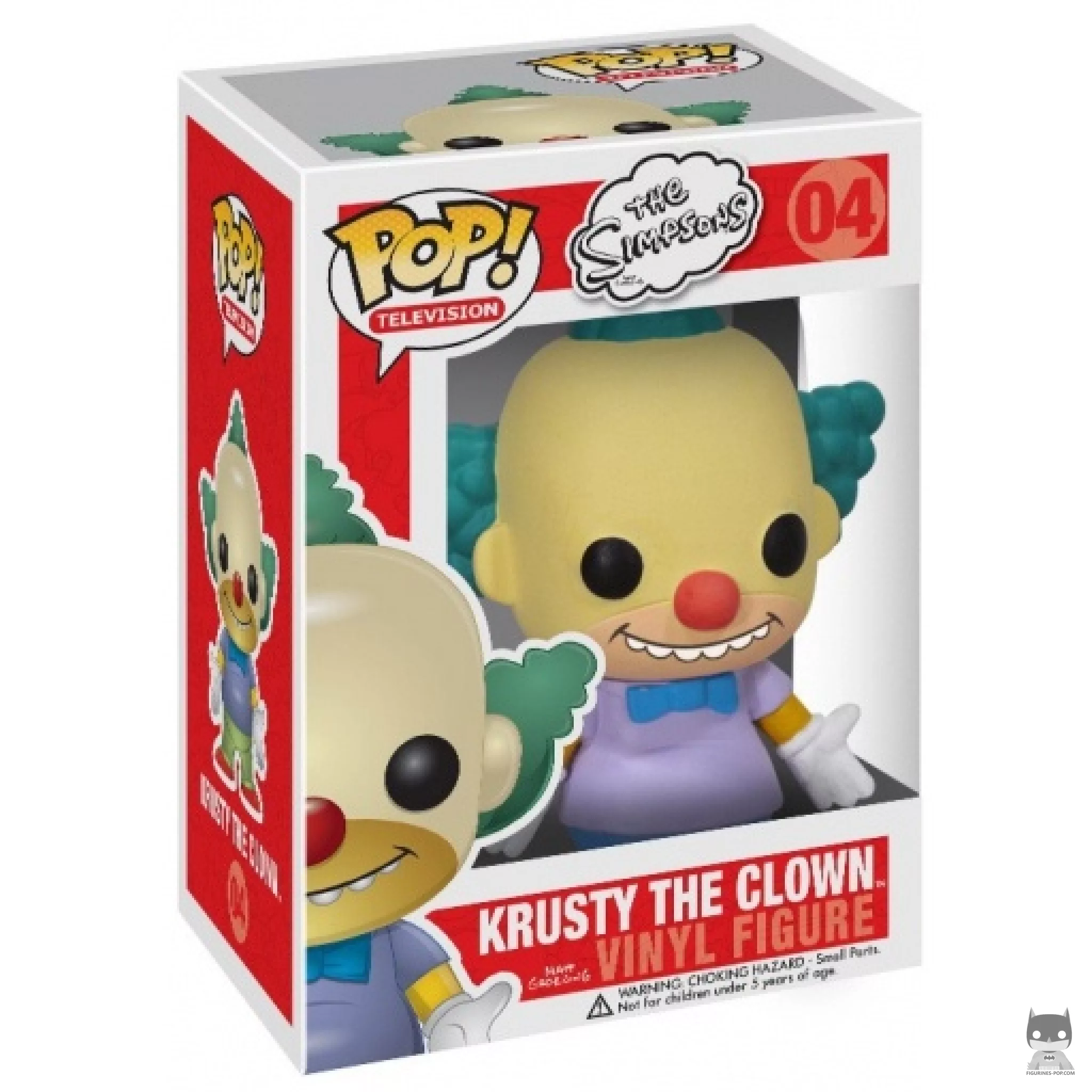 Krusty the Clown Funko Pop! figure in its box