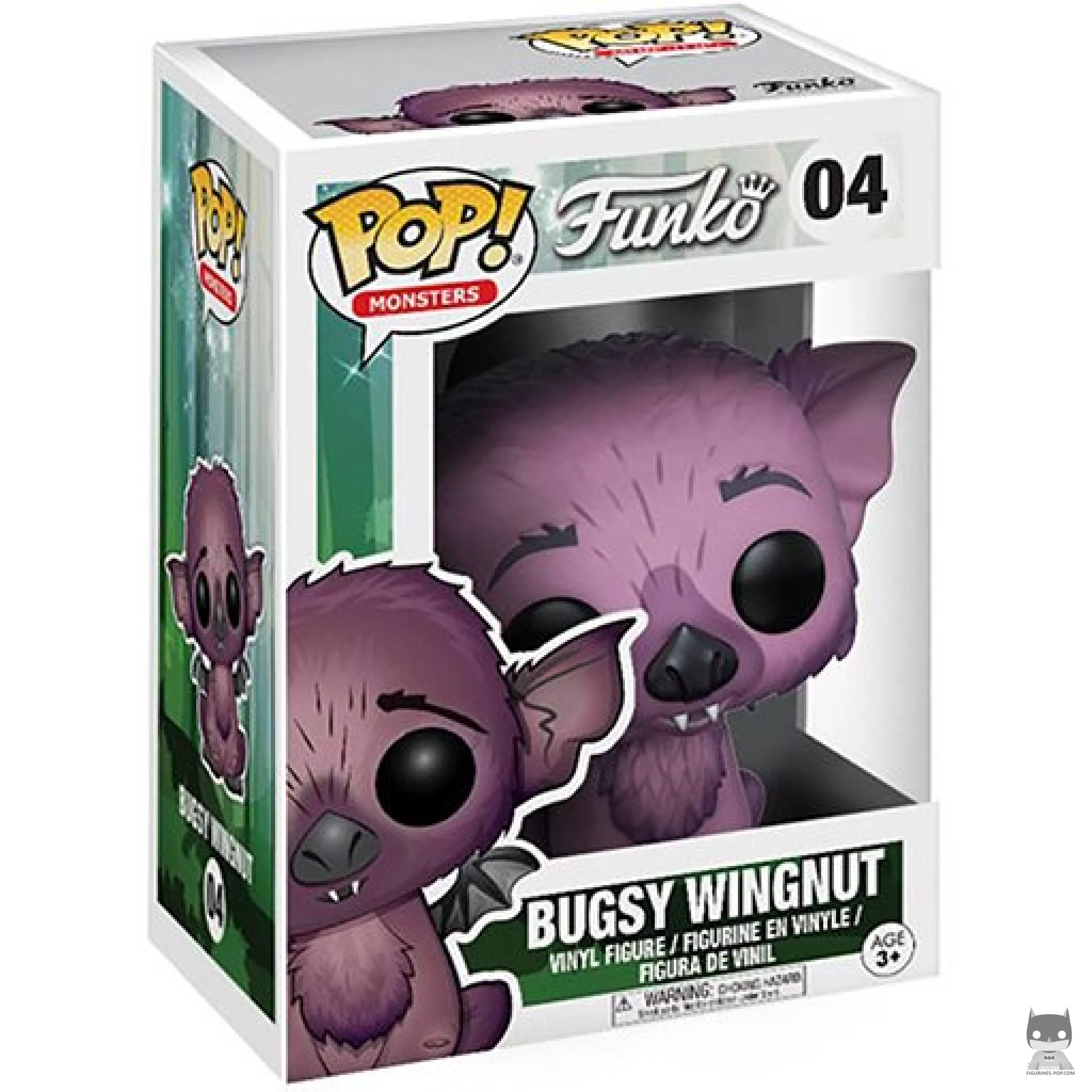 Bugsy Wingnut (Purple) Funko Pop! figure in its box