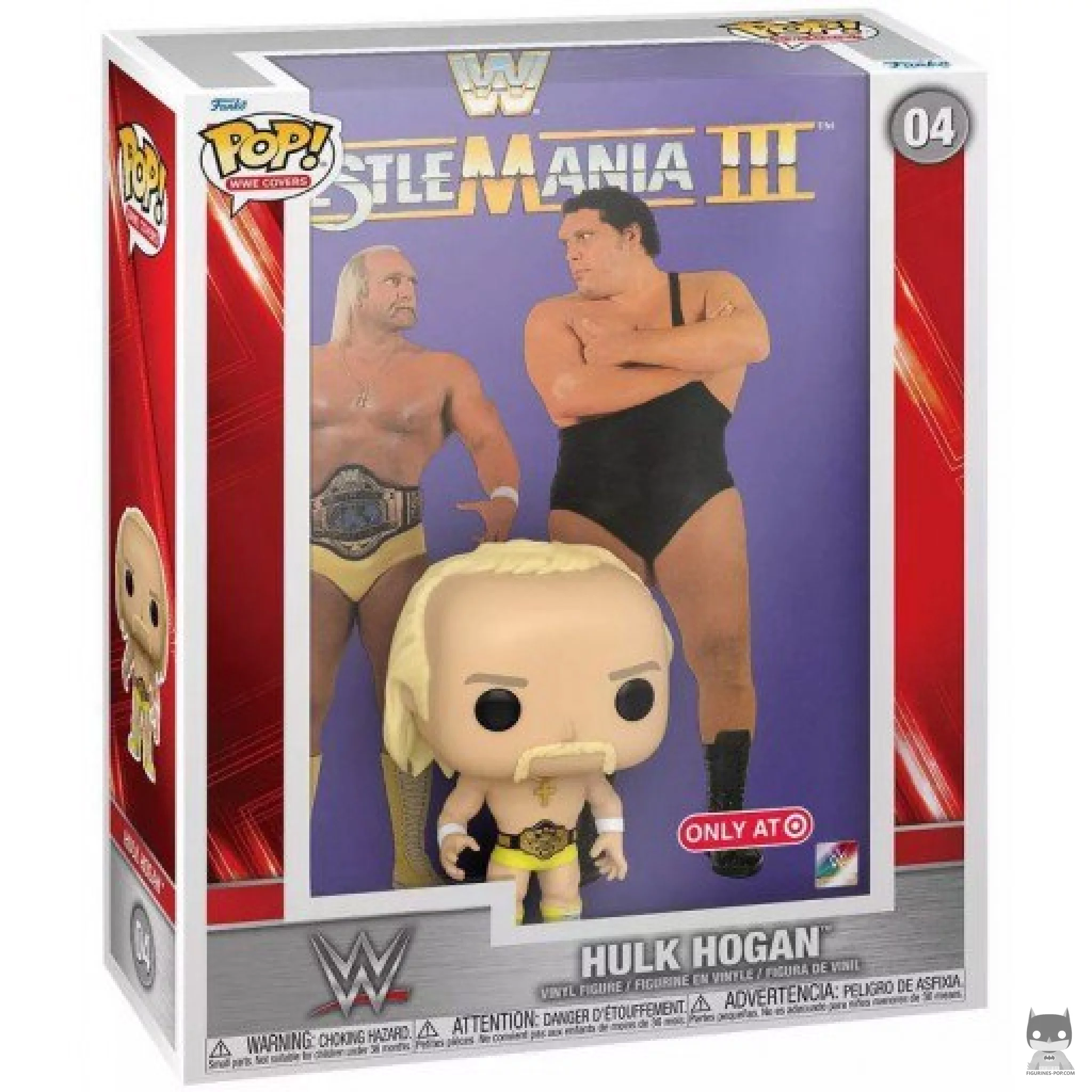 WrestleMania : Hulk Hogan Funko Pop! figure in its box