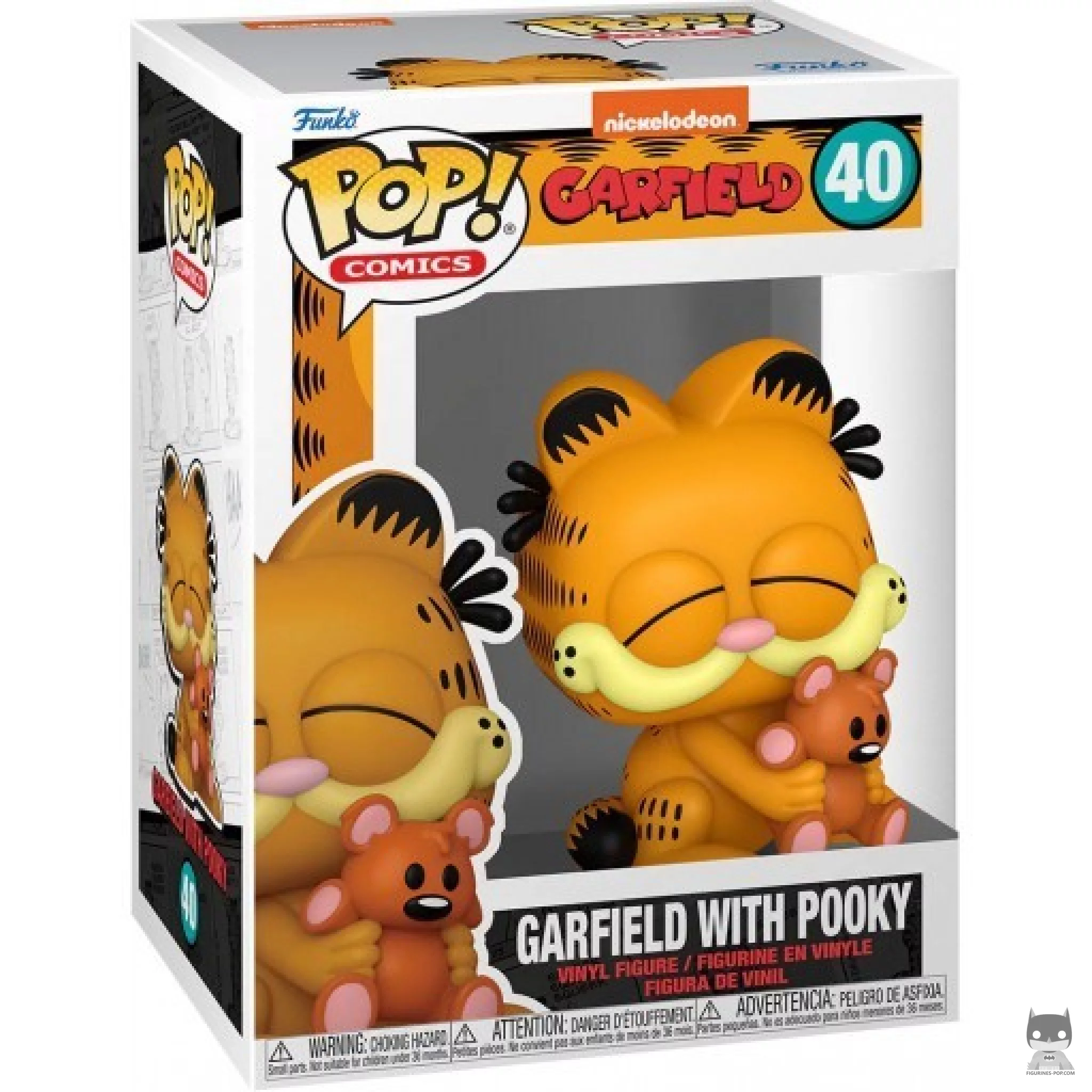 Garfield with Pooky Funko Pop! figure in its box