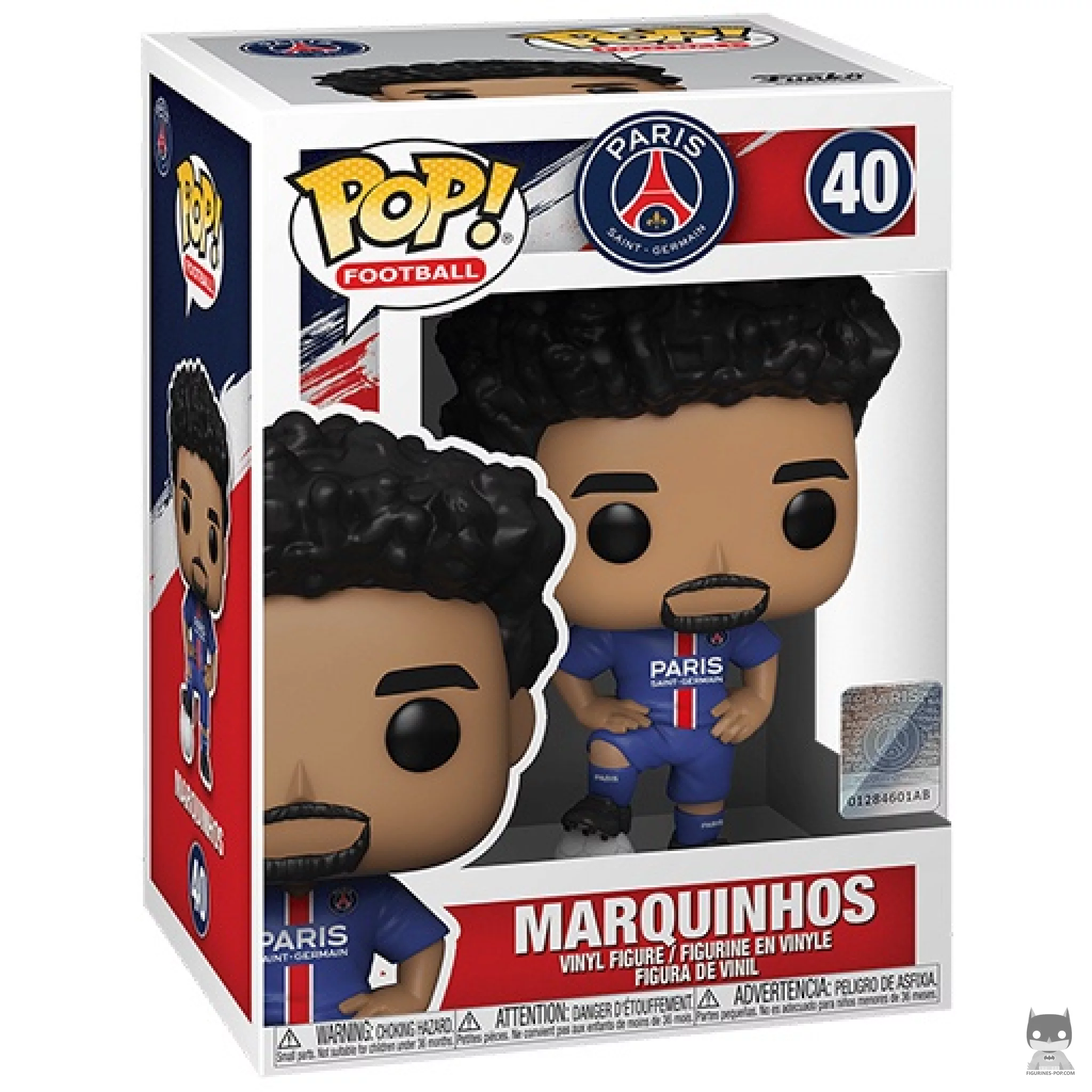 Marquinhos (Paris Saint-Germain) Funko Pop! figure in its box