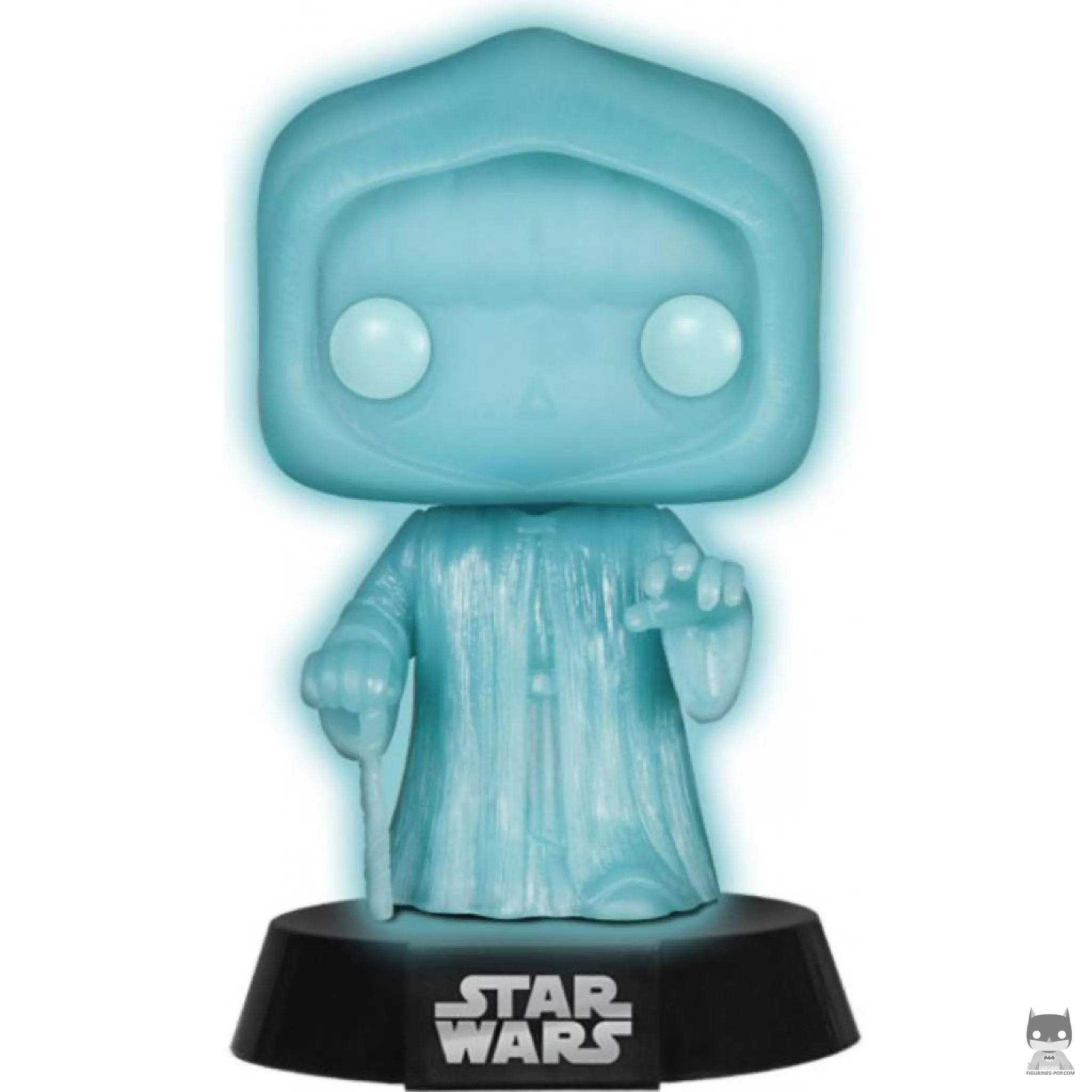 Holographic Emperor Palpatine (Glow in the Dark) Funko Pop! figure (Star Wars: Episode I, The Phantom Menace)