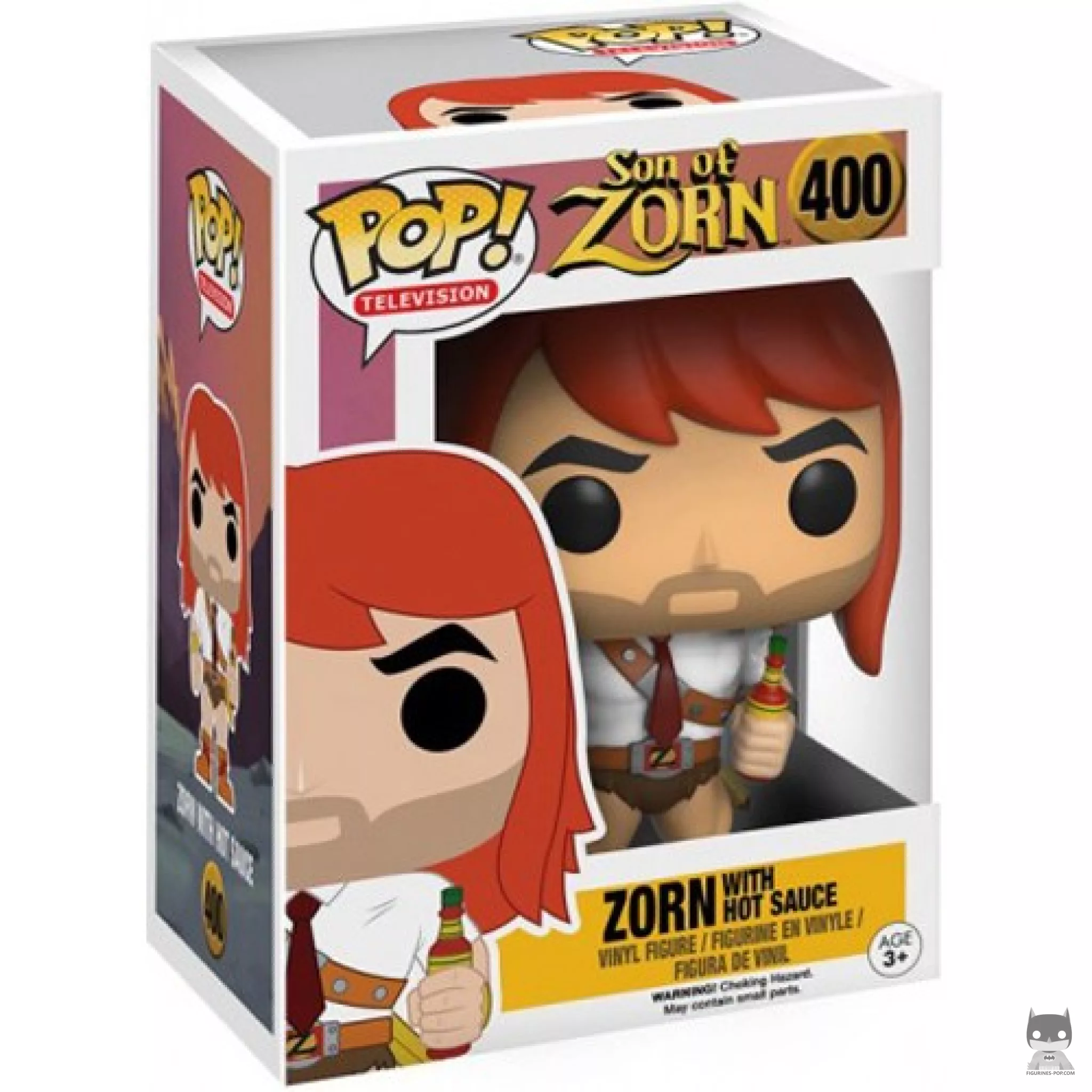Zorn, Defender of Zypheria (with Hot Sauce) Funko Pop! figure in its box