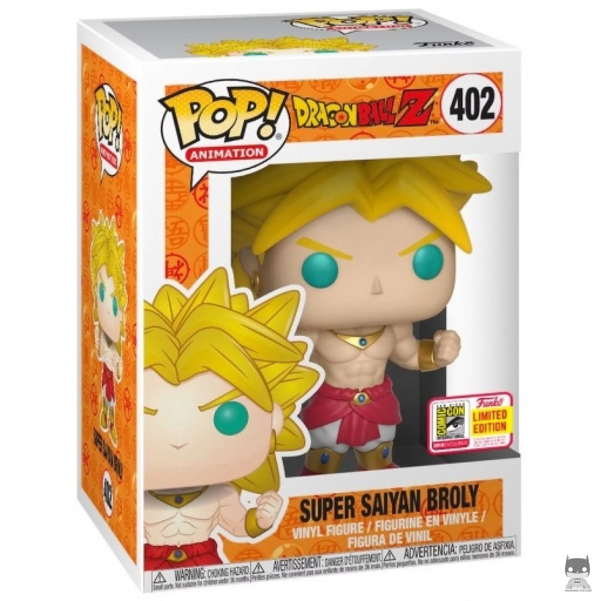 Super Saiyan Broly Funko Pop! figure in its box