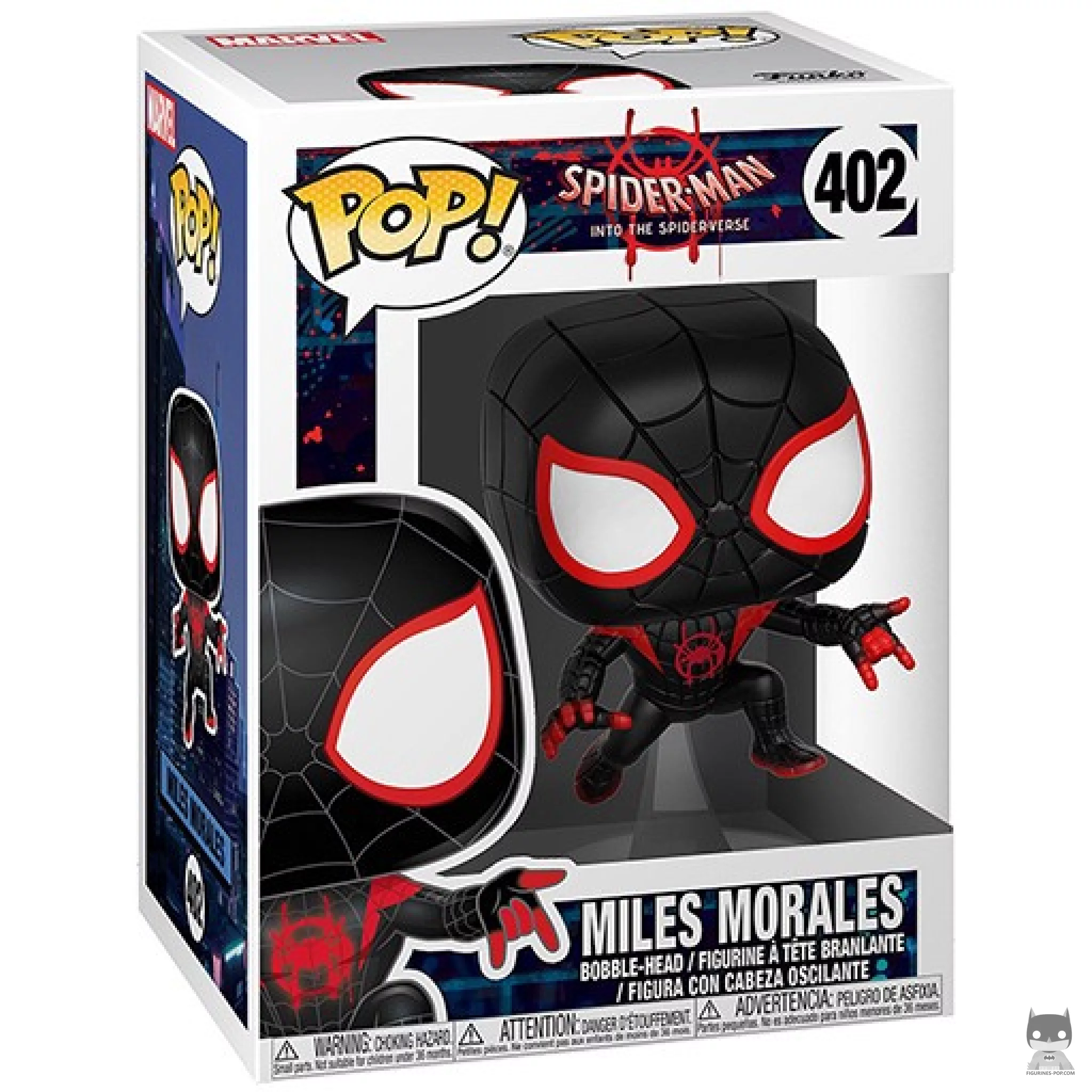 Miles Morales (Spider Suit) Funko Pop! figure in its box