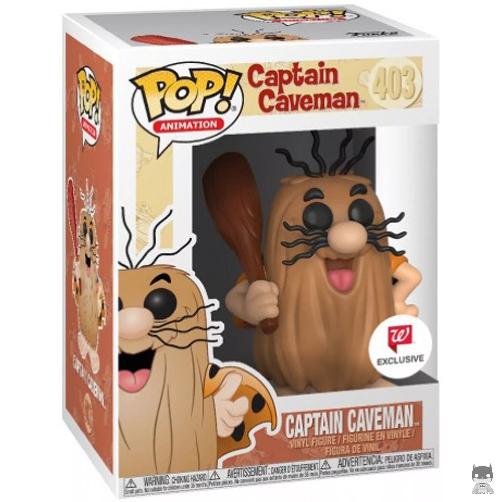 Captain Caveman Funko Pop! figure in its box