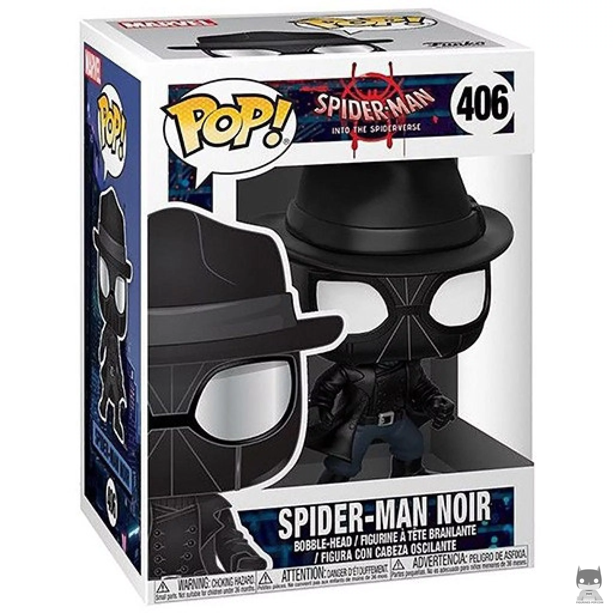 Spider-Man Noir (with Hat) Funko Pop! figure in its box