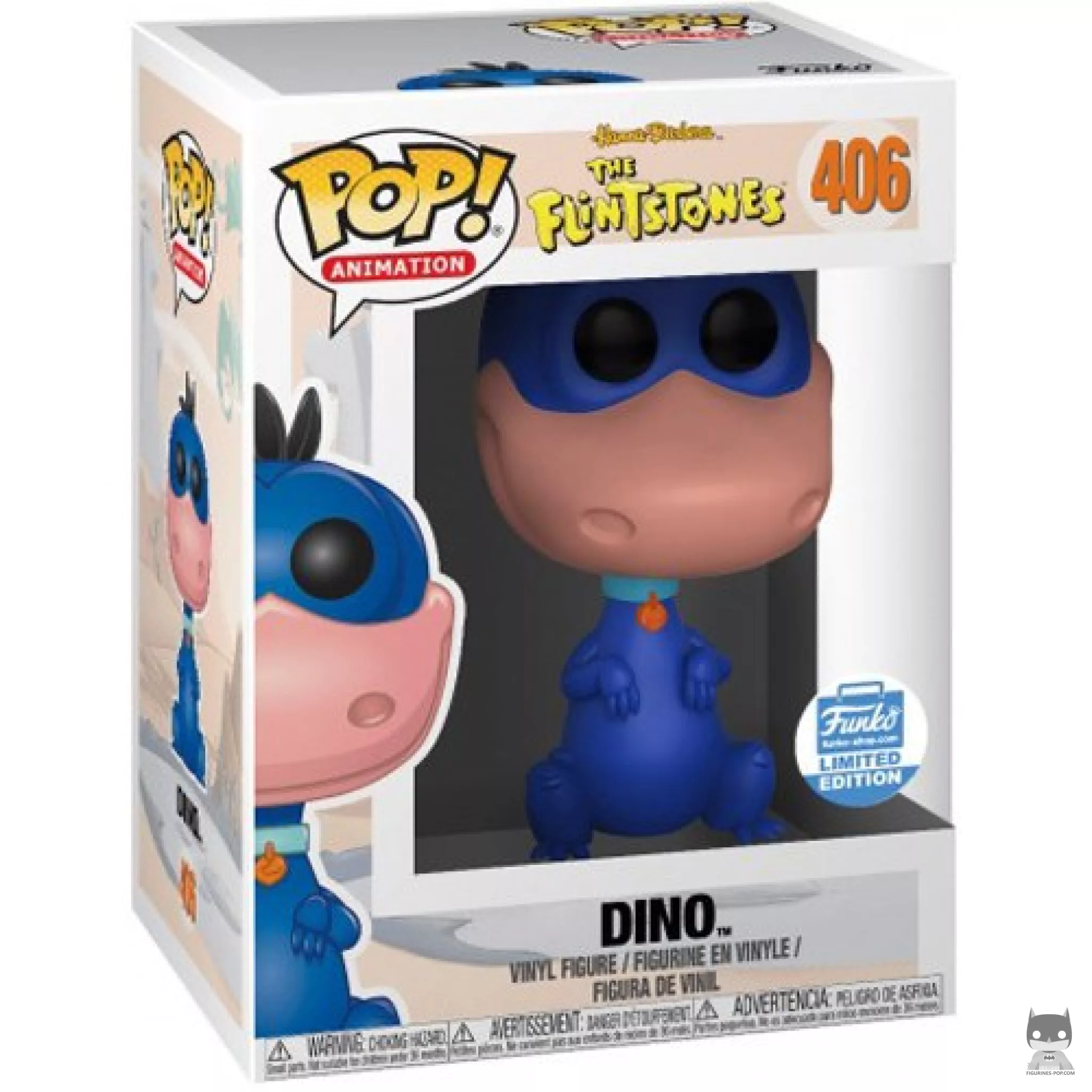 Dino (Blue) Funko Pop! figure in its box