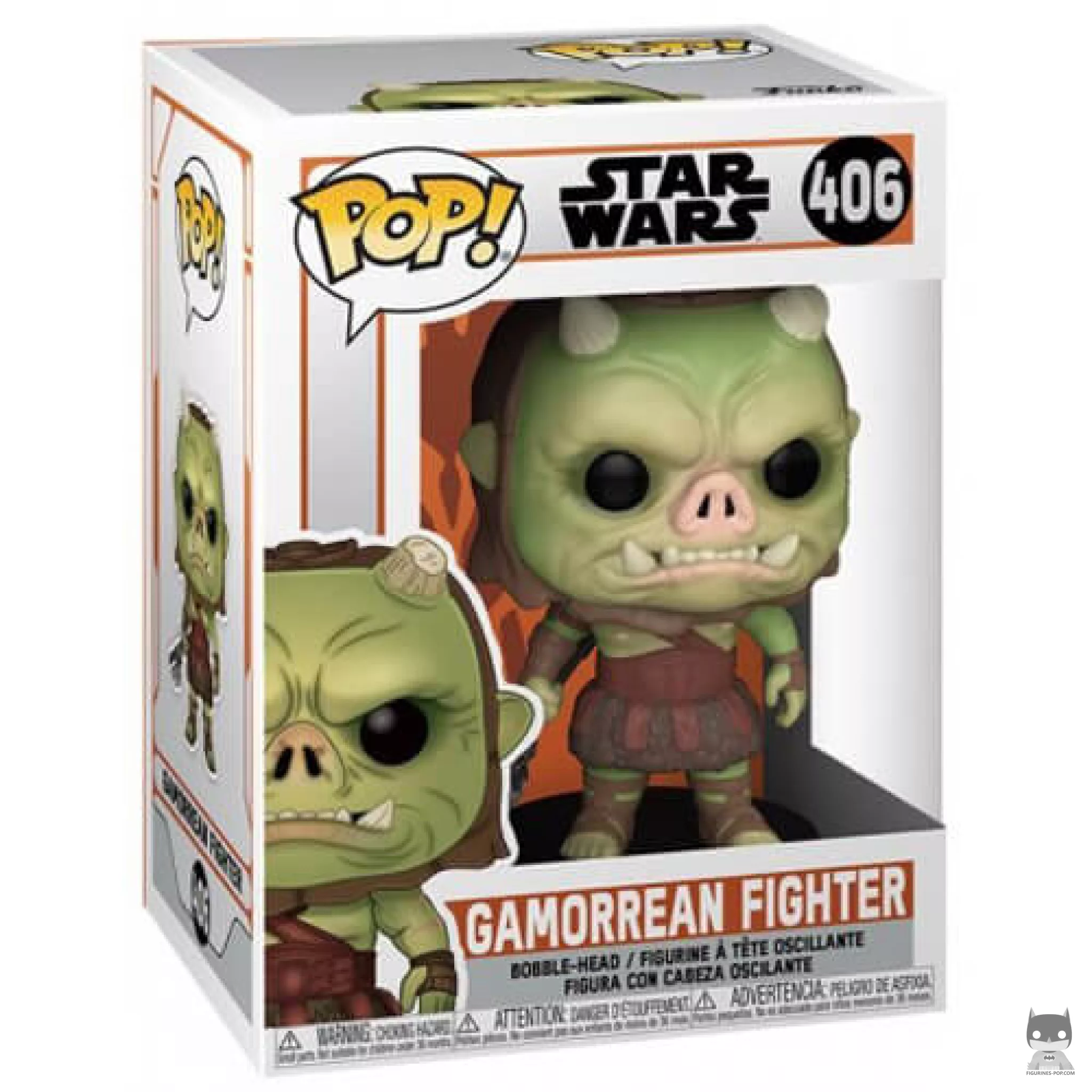 Gamorrean Fighter Funko Pop! figure in its box