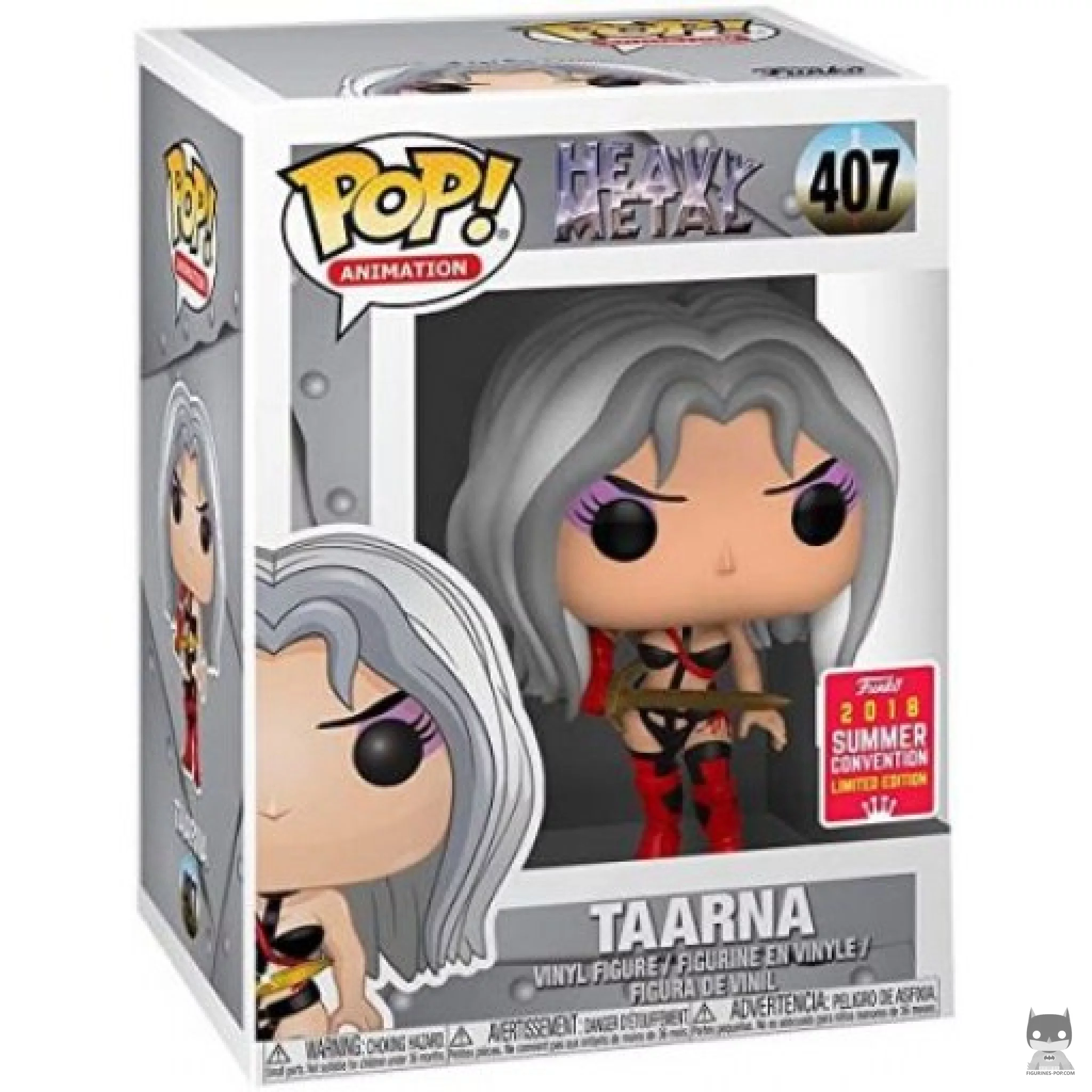 Taarna Funko Pop! figure in its box