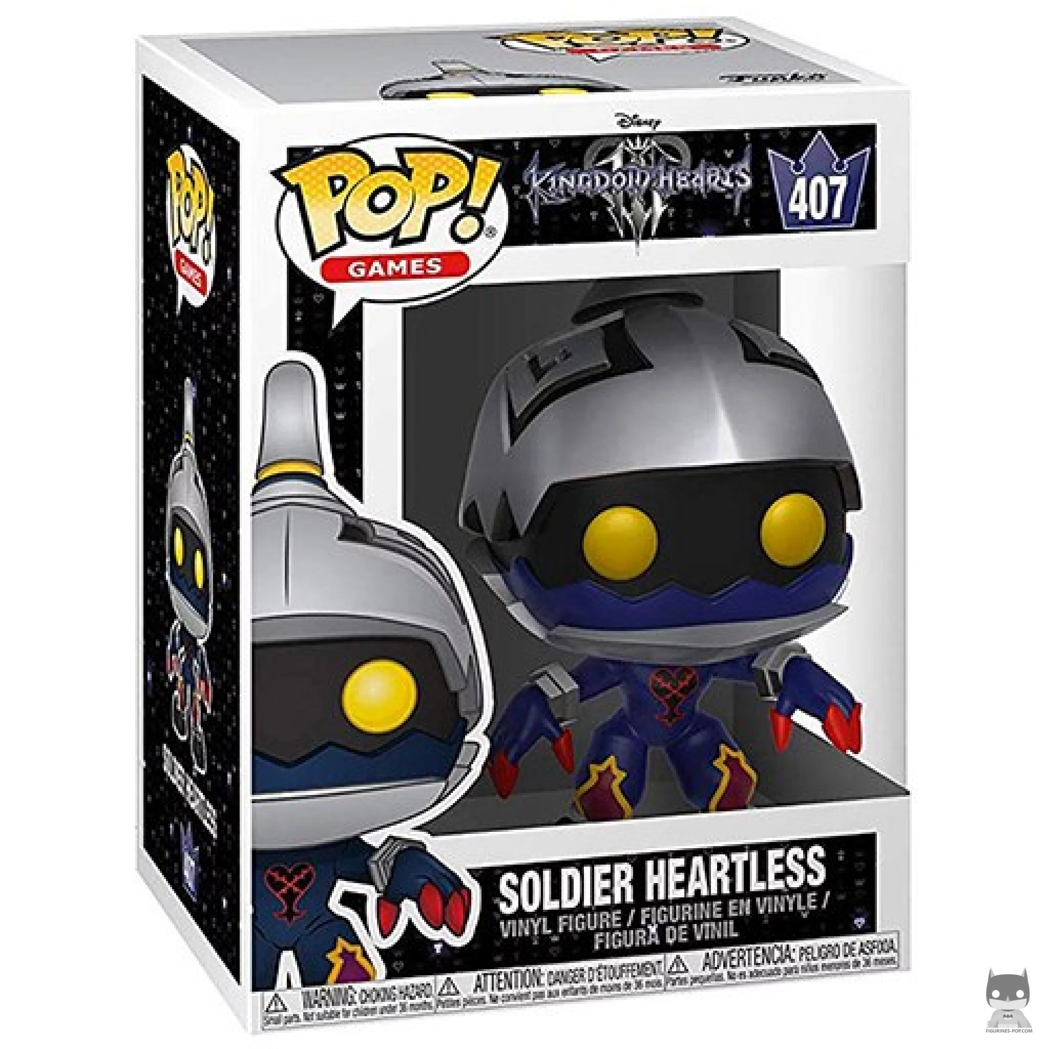 Soldier Heartless Funko Pop! figure in its box