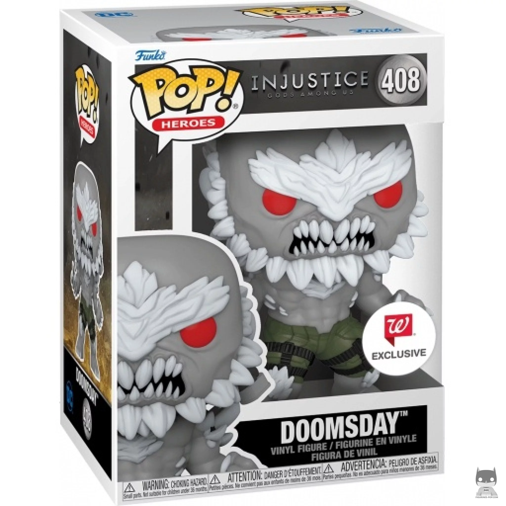 Doomsday Funko Pop! figure in its box