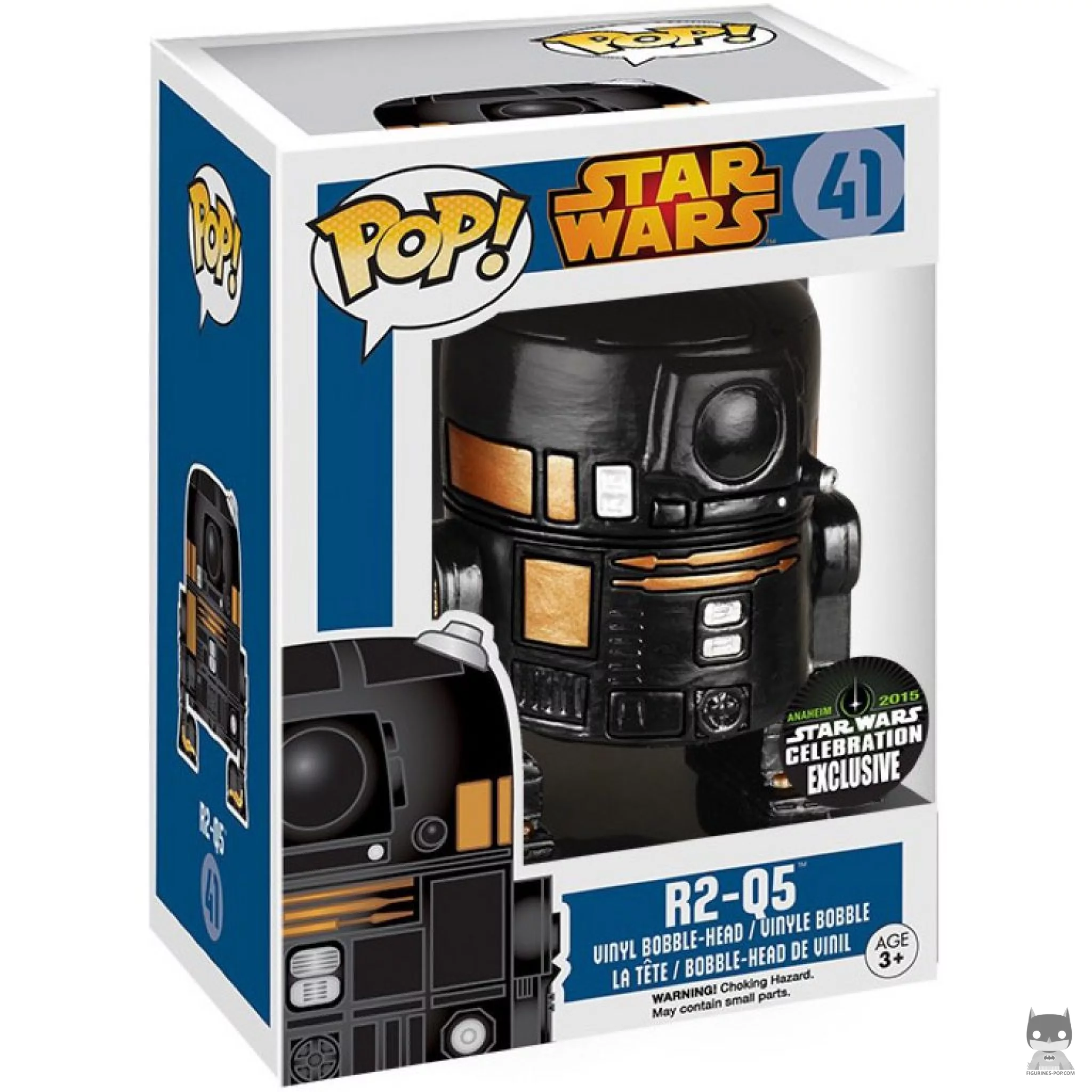 R2-Q5 Celebration Funko Pop! figure in its box