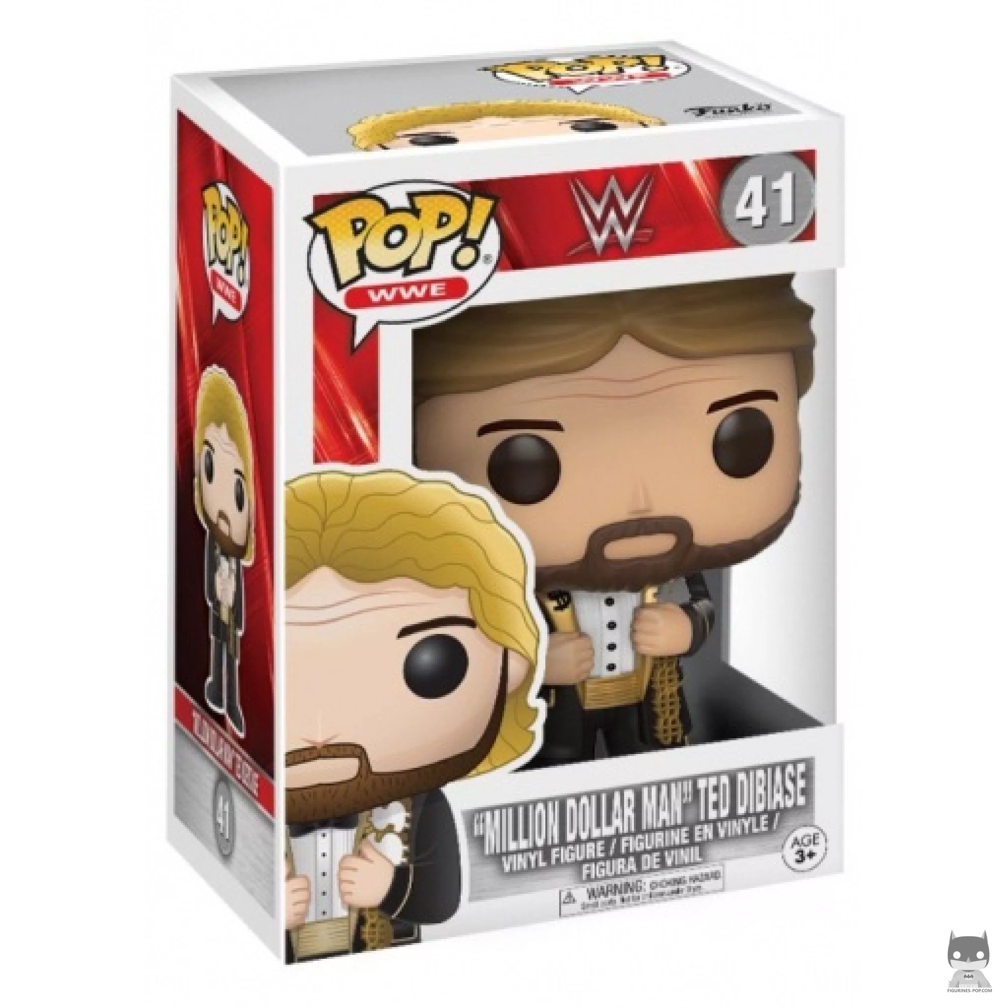 Ted "The Million Dollar Man" Dibiase Funko Pop! figure in its box